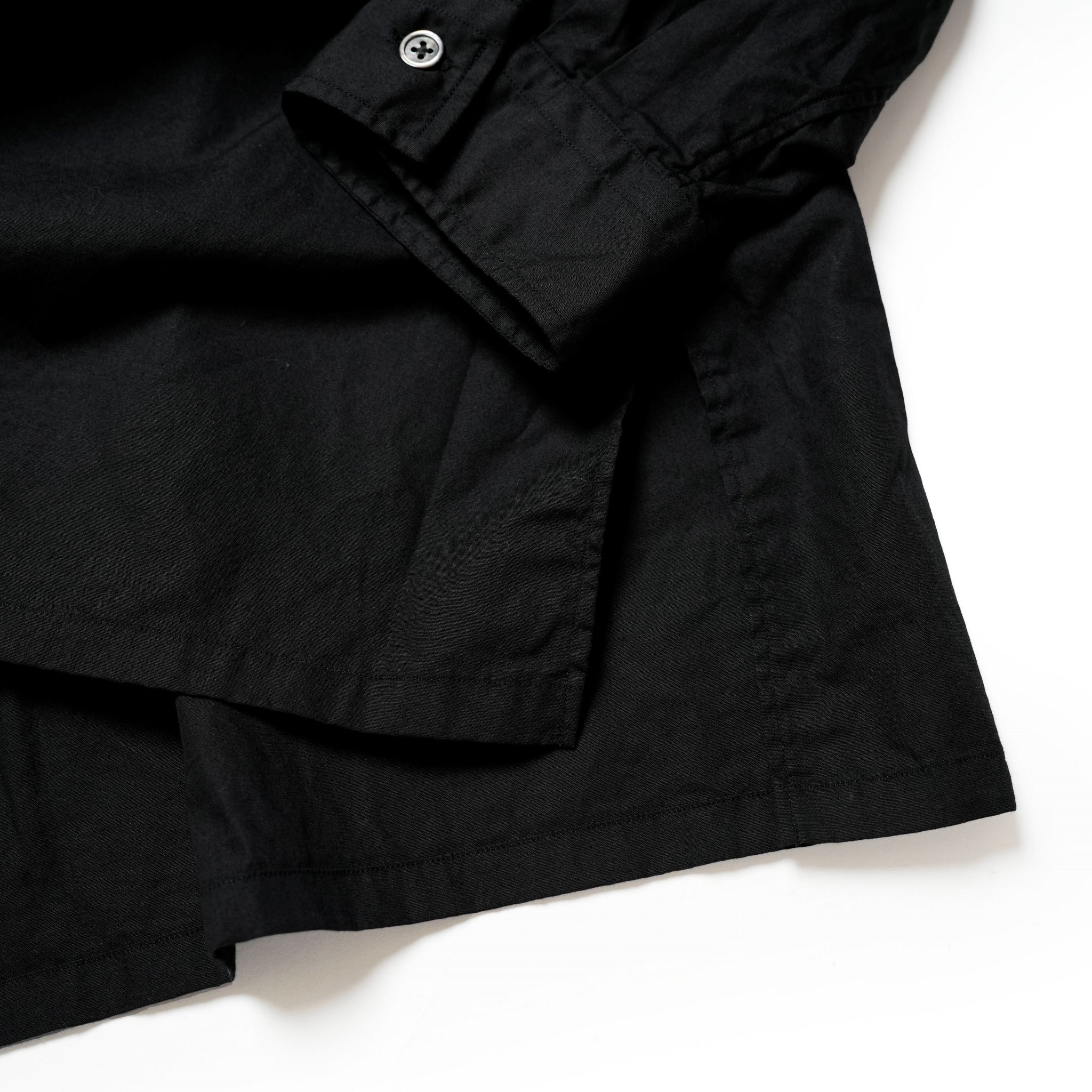 FPO-02_BLACK | FAKE PULLOVER SHIRT-BROAD | Color:Black【CATTA_カッタ】