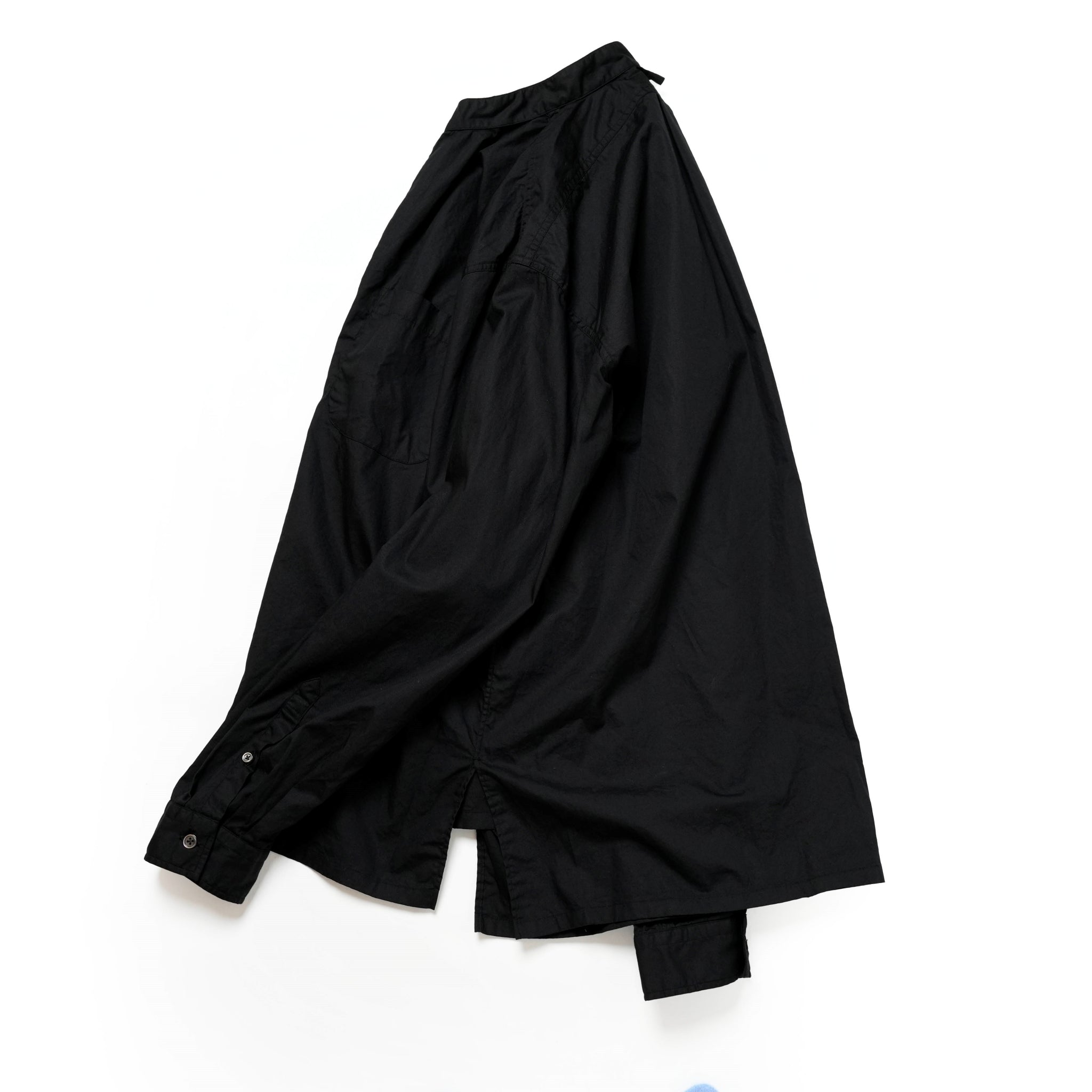 FPO-02_BLACK | FAKE PULLOVER SHIRT-BROAD | Color:Black【CATTA_カッタ】