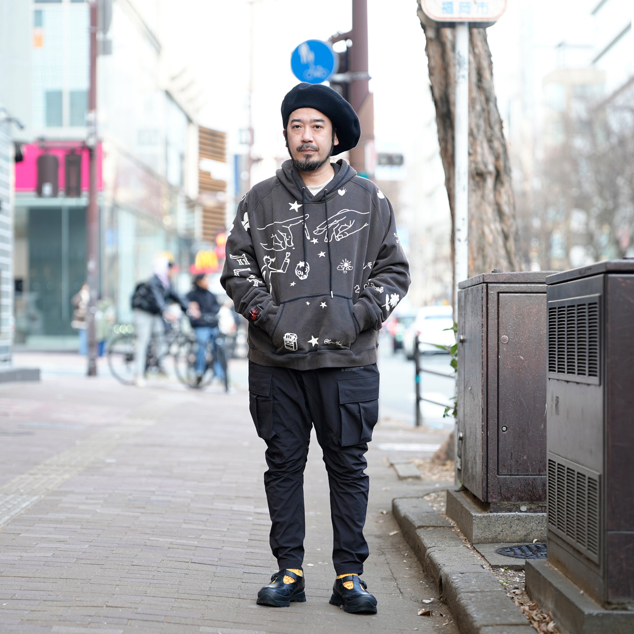 VG-PT-432_black | Grapping cargo {CORDURA} | Black【VIRGOwearworks_ヴァルゴウェアワークス】【archive】