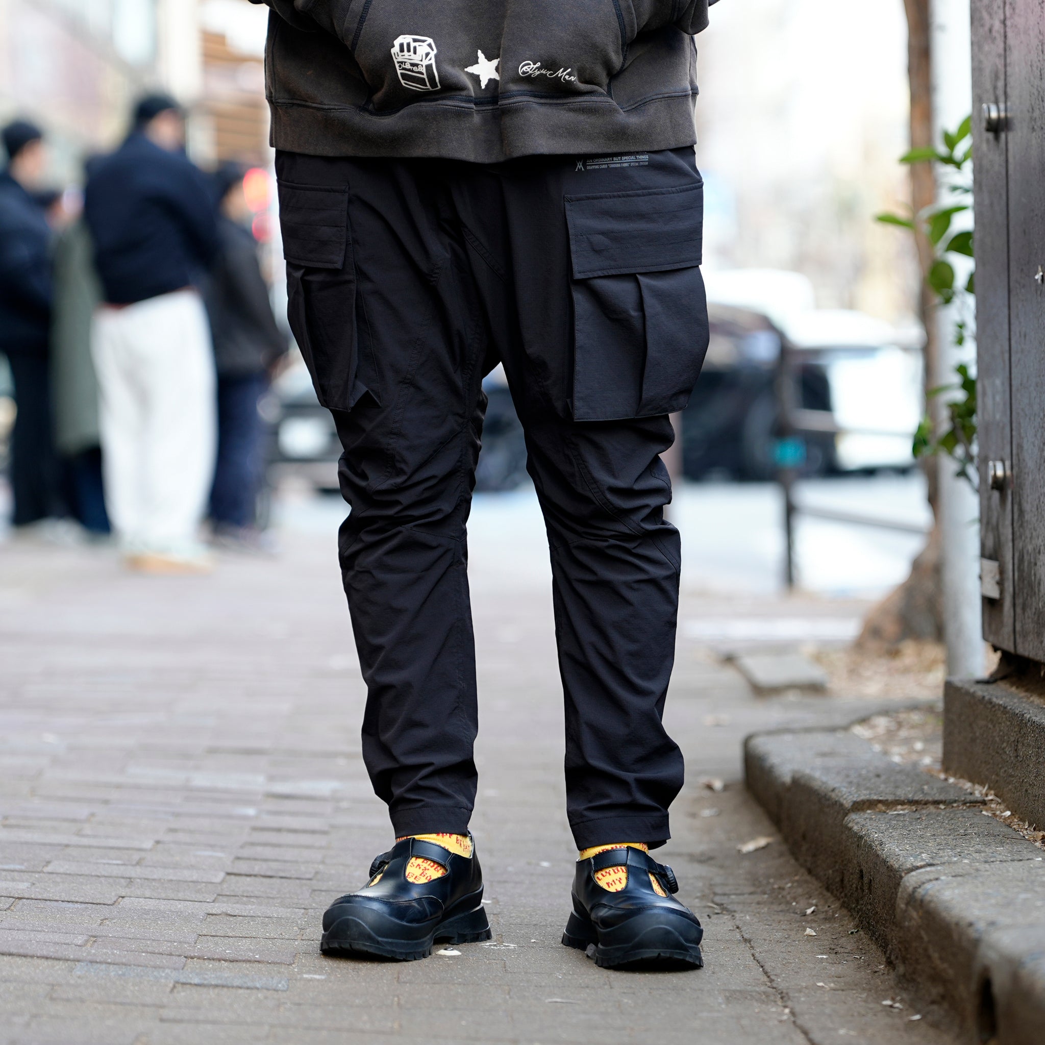VG-PT-432_black | Grapping cargo {CORDURA} | Black【VIRGOwearworks_ヴァルゴウェアワークス】【archive】
