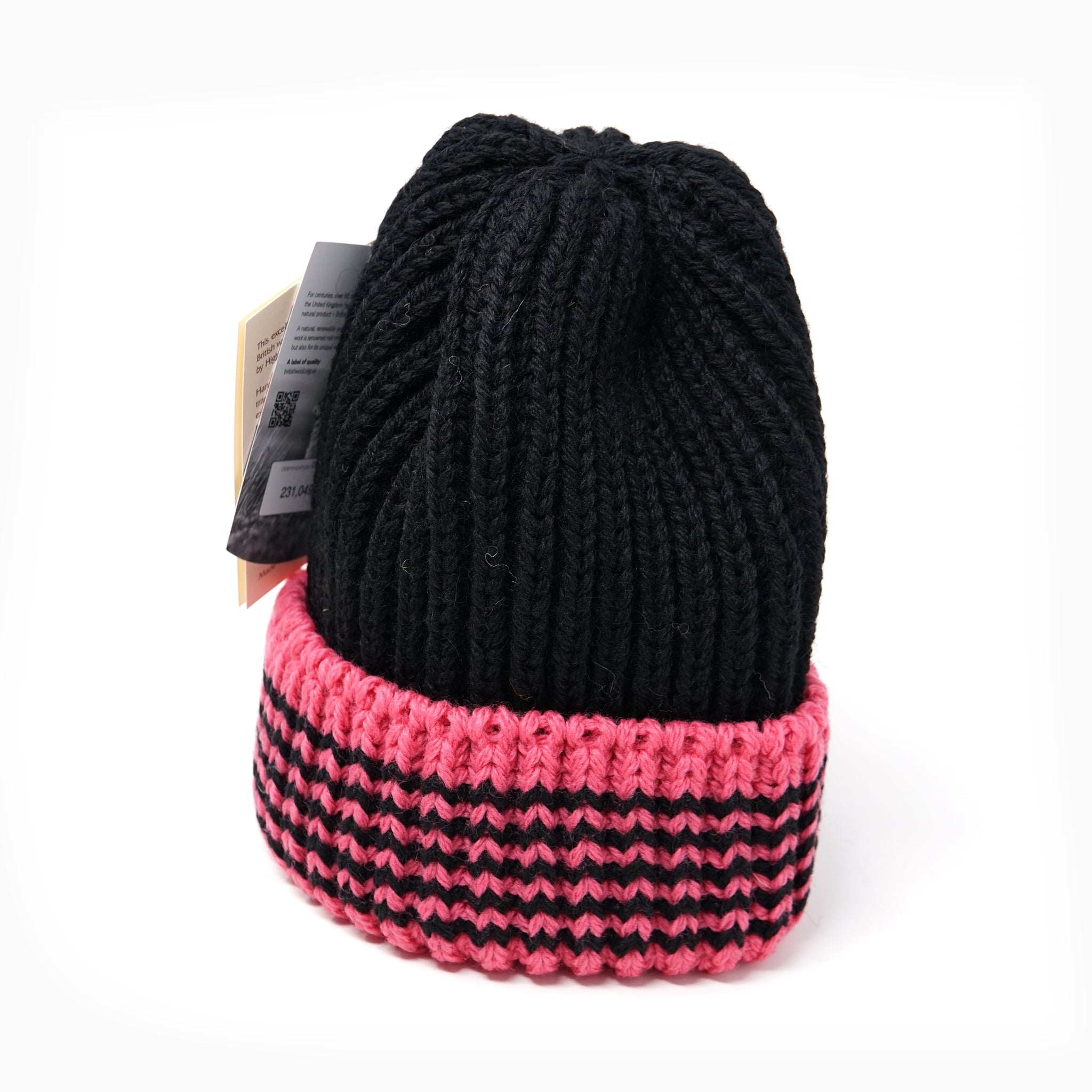 No:HL-23FW-0021 | Line BW 001 Bobcap – -Rose-Black / Darkgrn-Erndl-Ctcgrn / Lipstick-Port-Rust | HIGHLAND 2000【ネコポス選択可能】