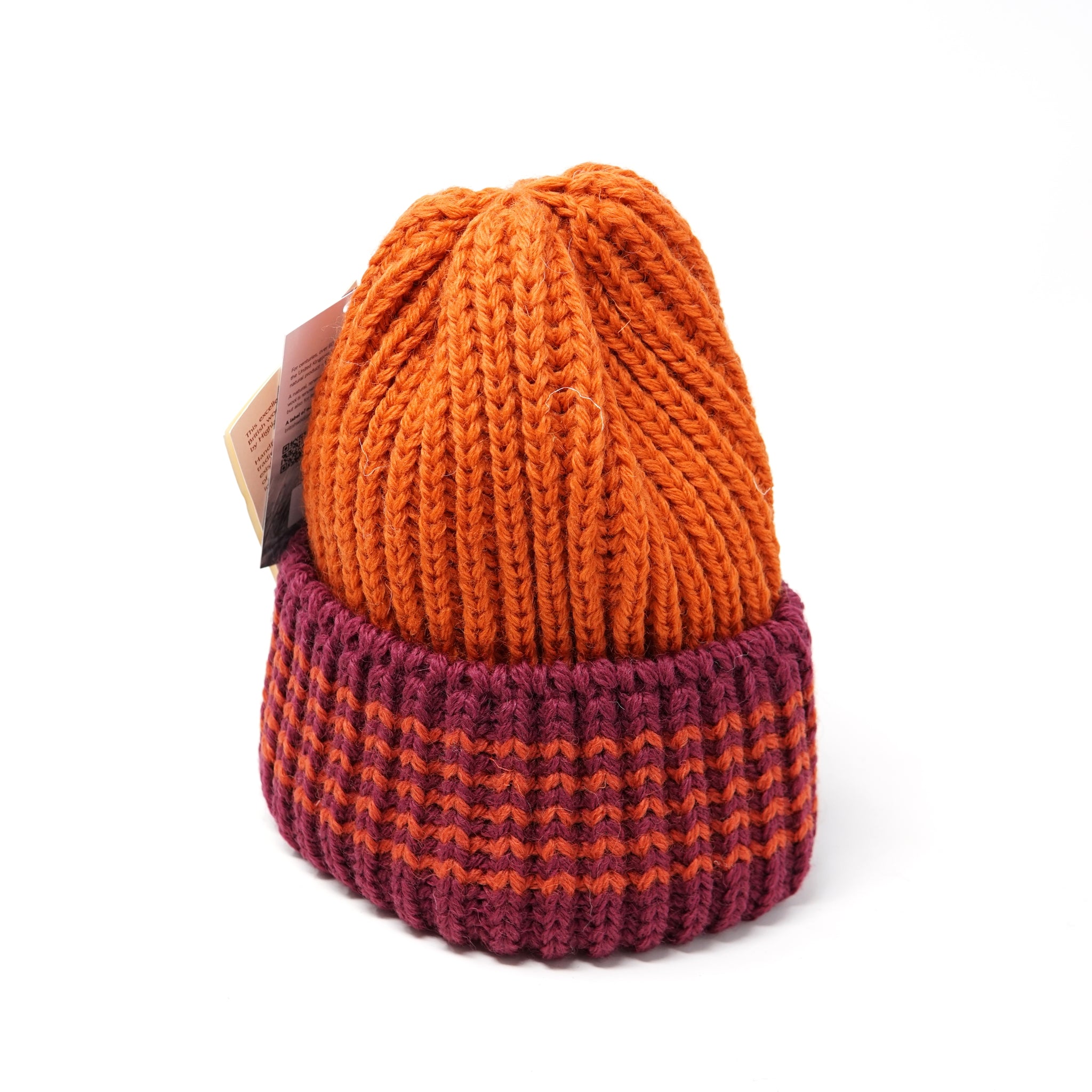 No:HL-23FW-0021 | Line BW 001 Bobcap – -Rose-Black / Darkgrn-Erndl-Ctcgrn / Lipstick-Port-Rust | HIGHLAND 2000【ネコポス選択可能】