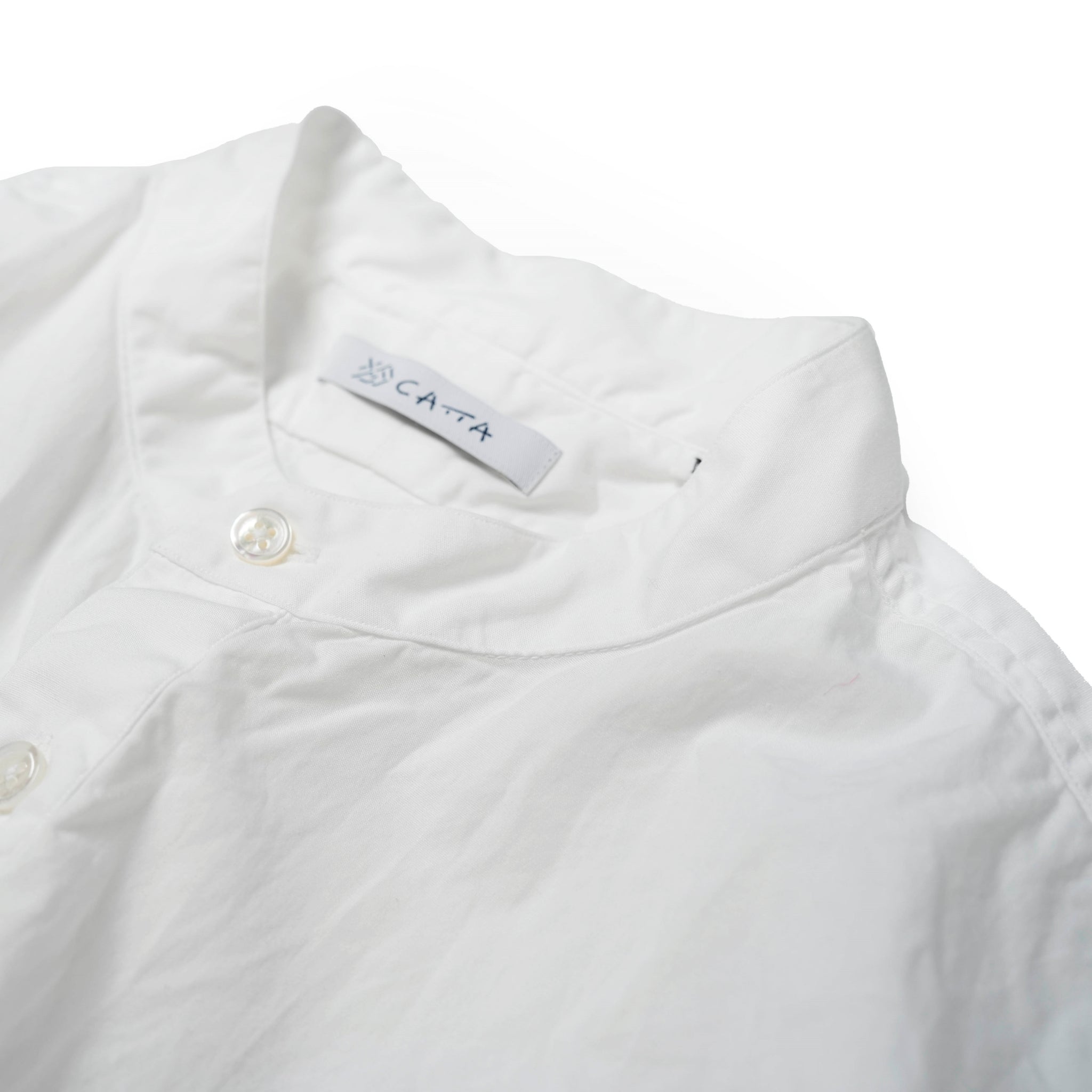 FPO-02_WHITE | FAKE PULLOVER SHIRT-BROAD | Color:White【CATTA_カッタ】