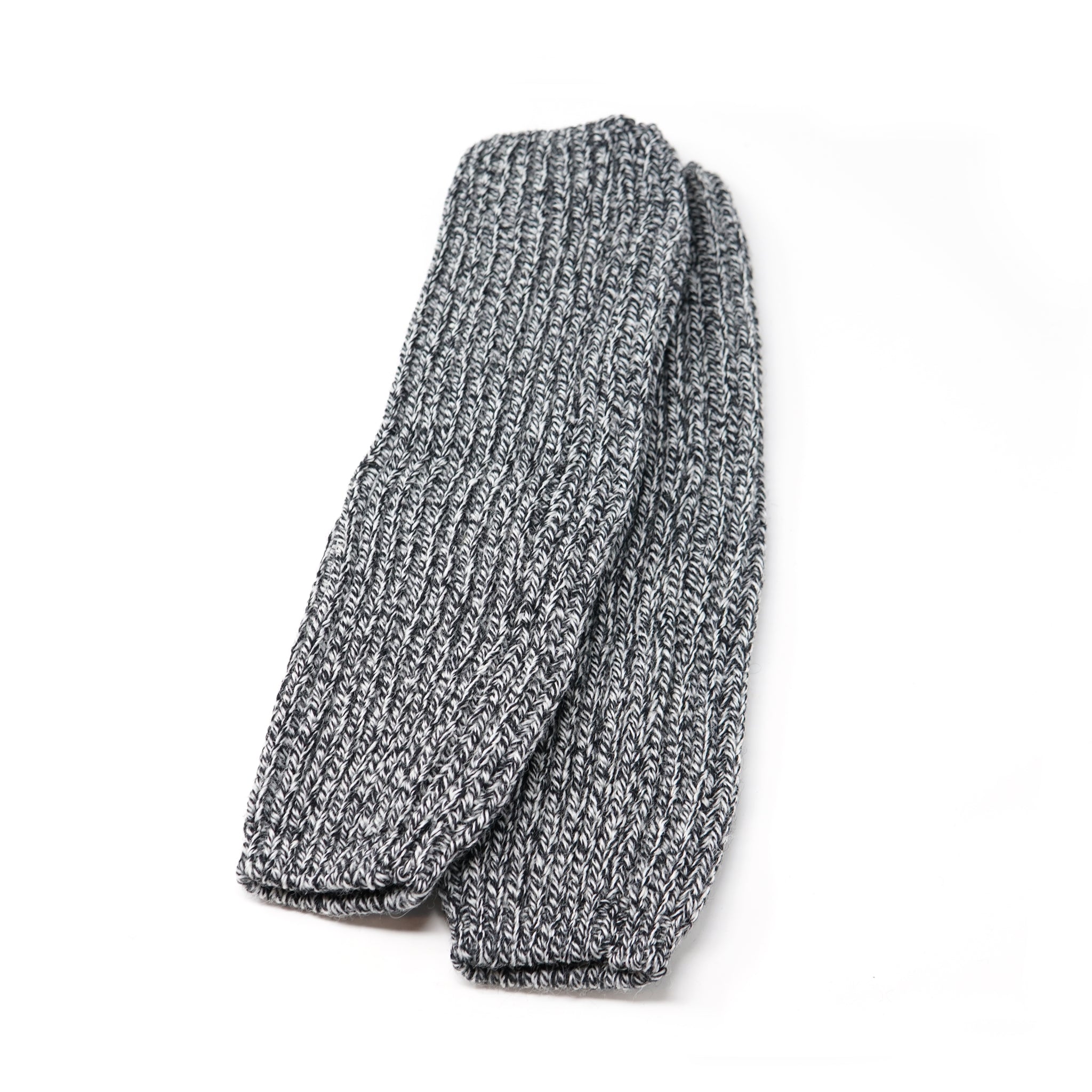 HL-23FW-0015 | Rib Leg Warmer(Solid) | Color:Blk/Wht / Steel【HIGHLAND 2000】【ネコポス選択可能】