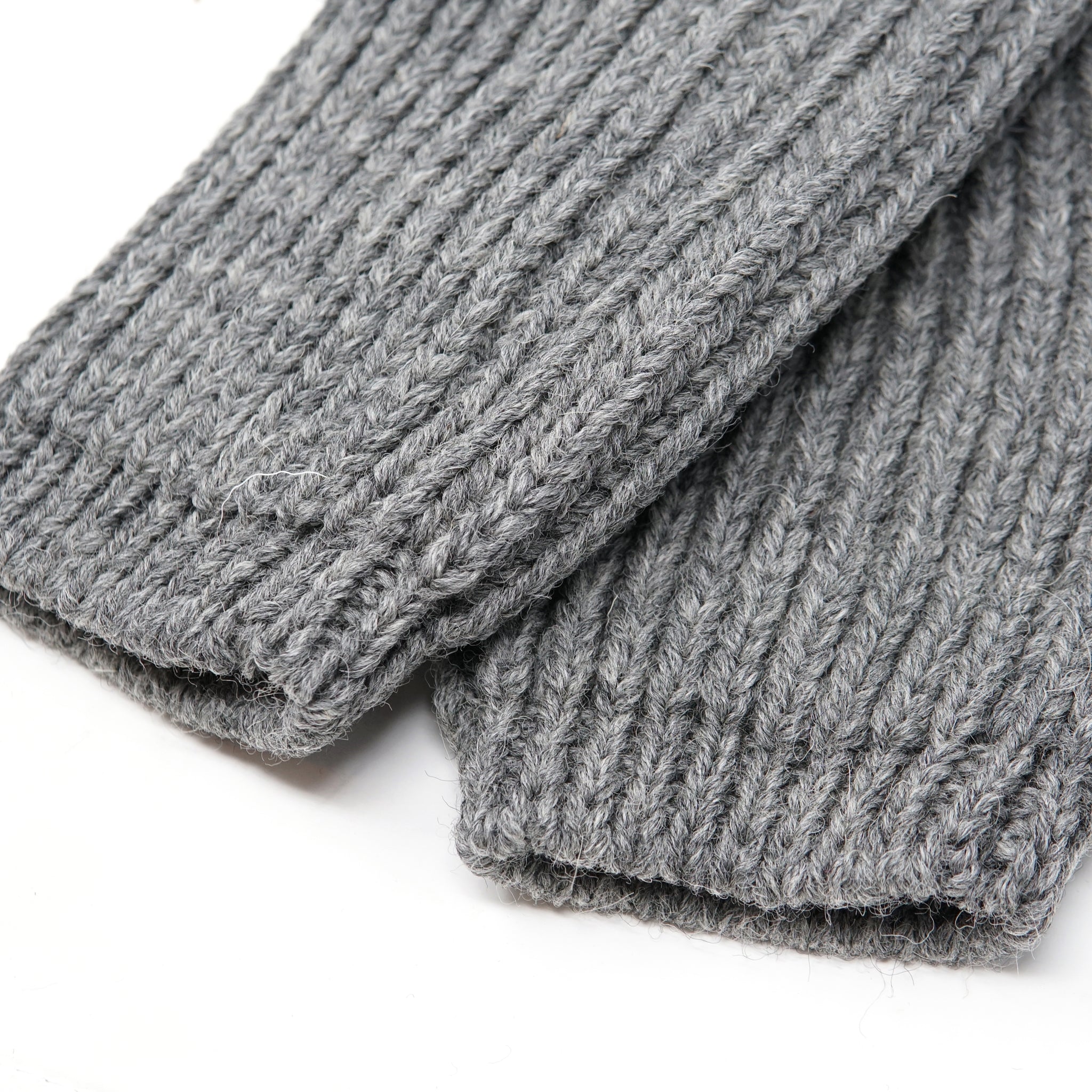 HL-23FW-0015 | Rib Leg Warmer(Solid) | Color:Blk/Wht / Steel【HIGHLAND 2000】【ネコポス選択可能】