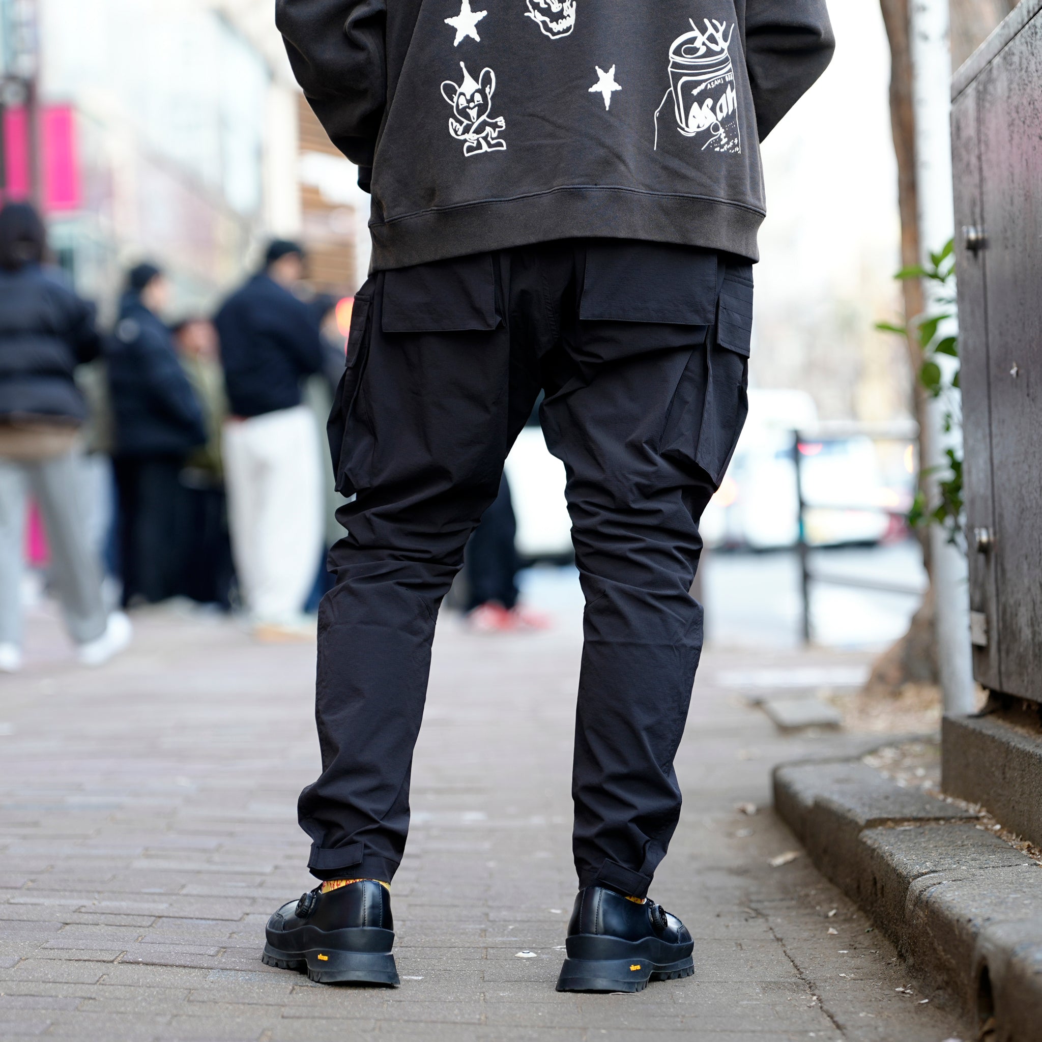 VG-PT-432_black | Grapping cargo {CORDURA} | Black【VIRGOwearworks_ヴァルゴウェアワークス】【archive】