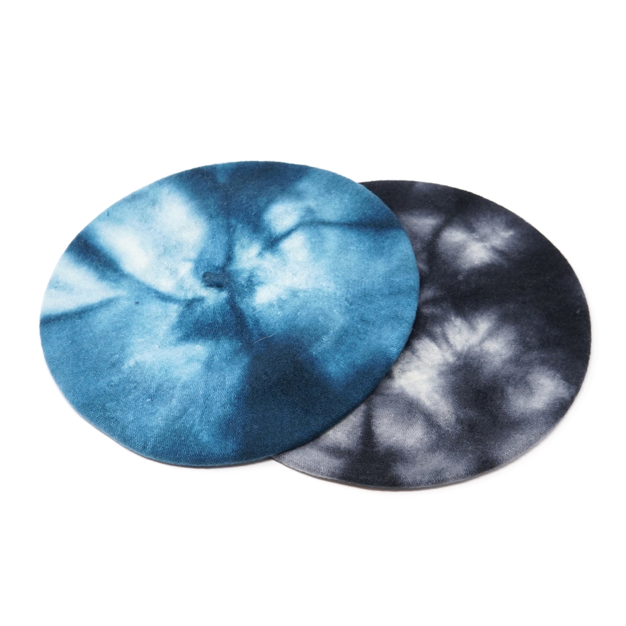 KO-013 | Classical Beret Tie Dye | Color:Black/Petrol【KOPKA_コプカ】