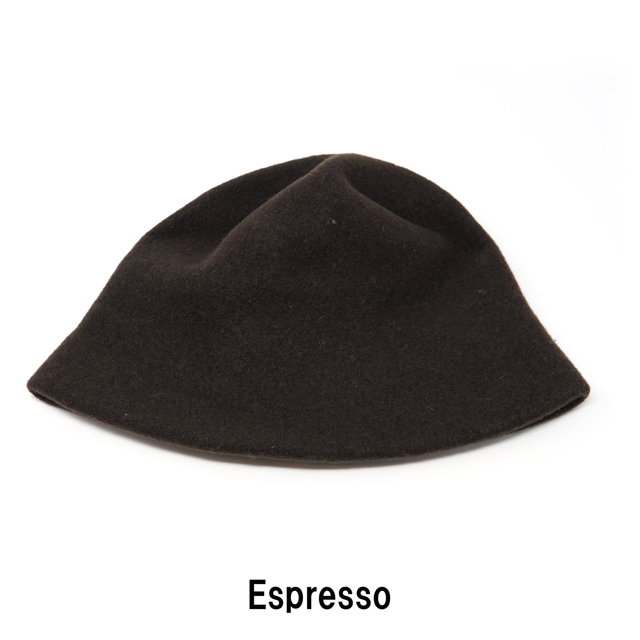 KO-008 | Clochard Hat | Color:Black/Espresso/Pebble【KOPKA_コプカ】【ネコポス選択可能】