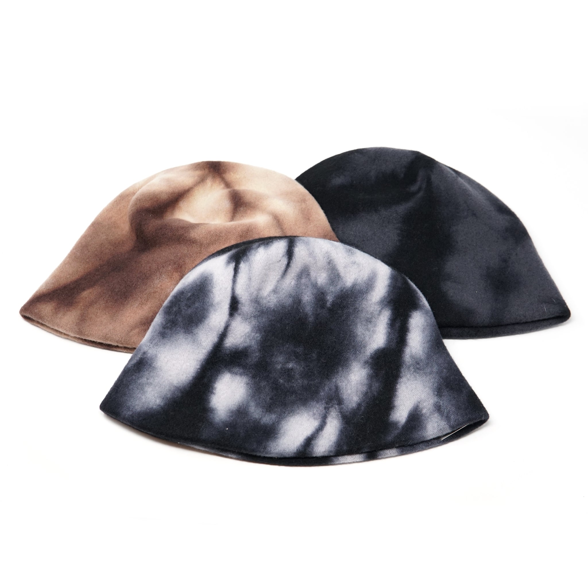 KO-014 | Clochard Hat Tie Dye | Color:Anthracite/Camel/Stone【KOPKA_コプカ】