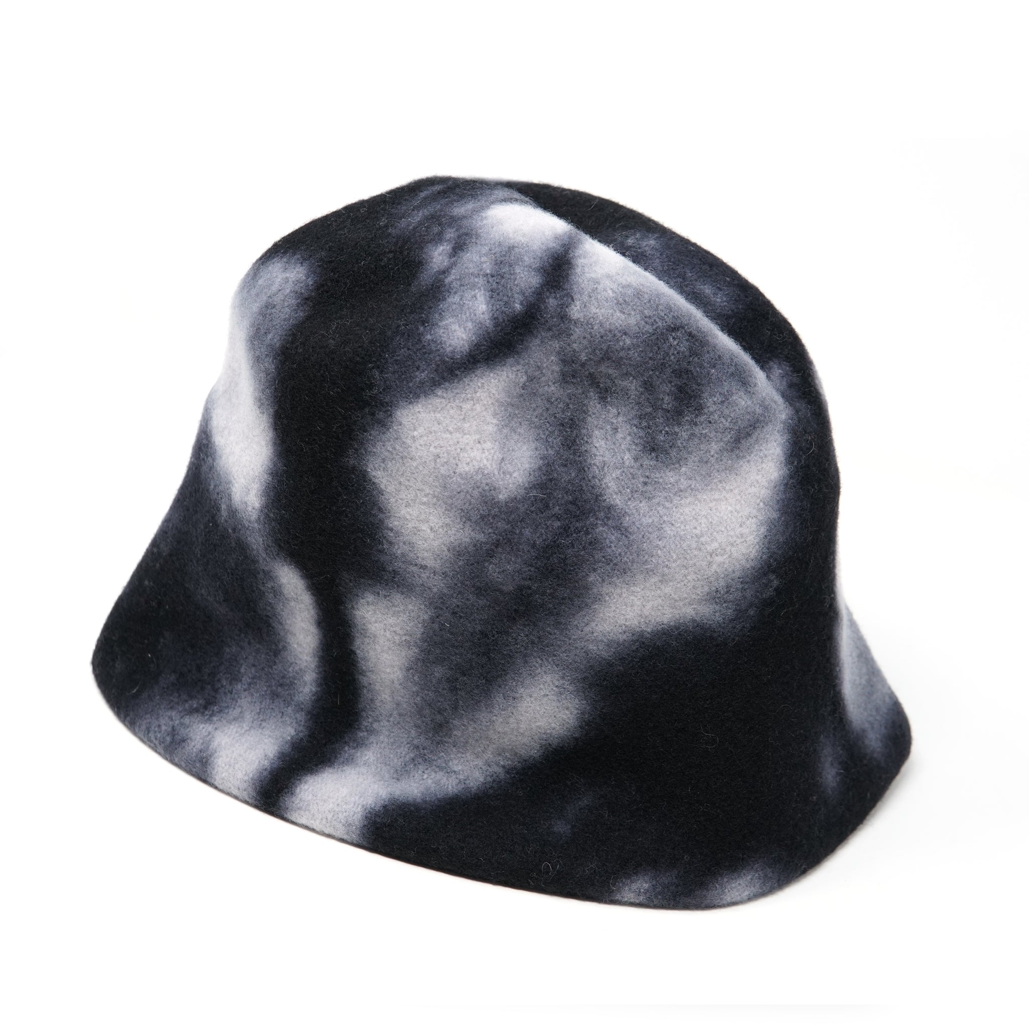 KO-014 | Clochard Hat Tie Dye | Color:Anthracite/Camel/Stone【KOPKA_コプカ】