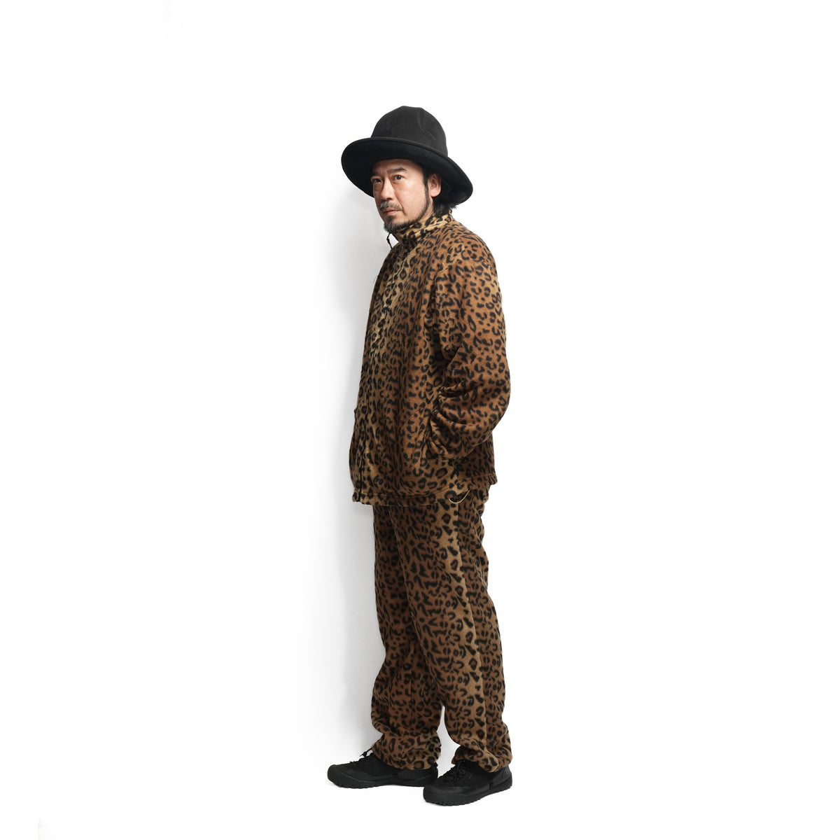 F90P | Fleece Full Pants – Leopard | SPRING MOUNTAIN