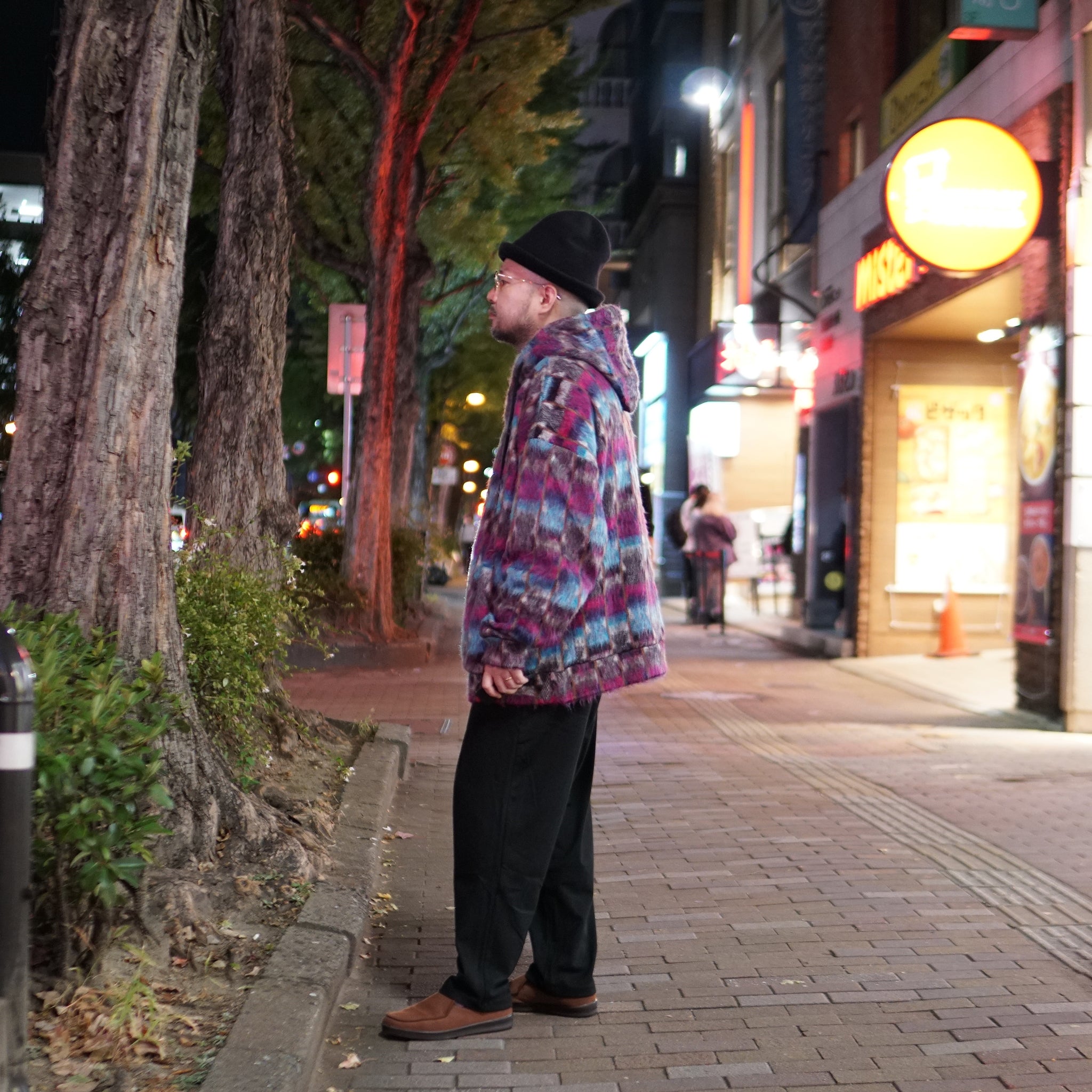 M32802-3 | Shaggy Hoodie Made in Japan By Minami Shoten | Color:Ji-Chan【MONITALY_モニタリー】