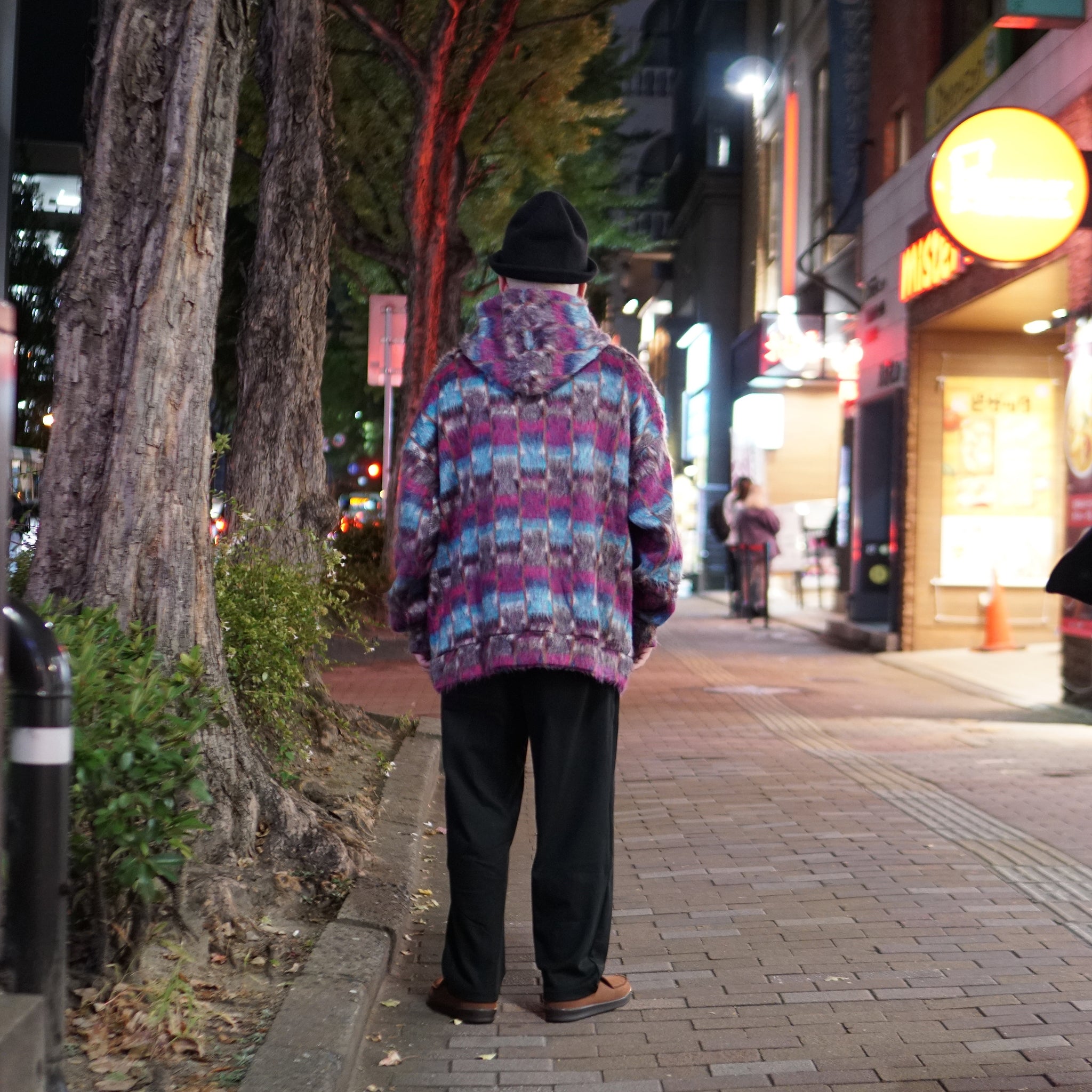 M32802-3 | Shaggy Hoodie Made in Japan By Minami Shoten | Color:Ji-Chan【MONITALY_モニタリー】