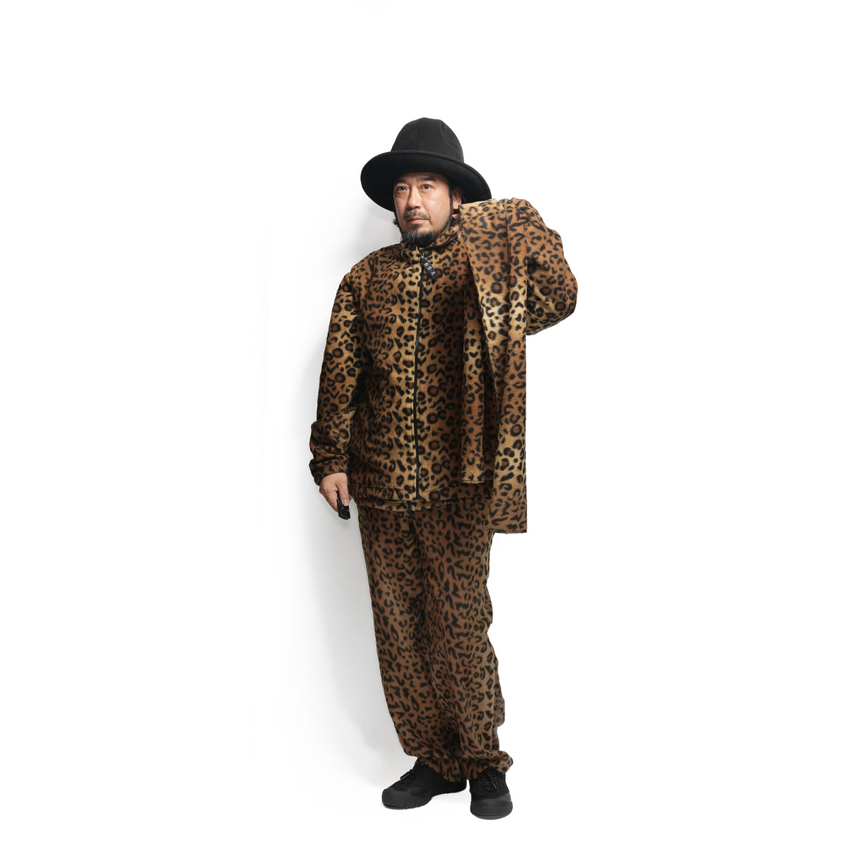 F90P | Fleece Full Pants – Leopard | SPRING MOUNTAIN