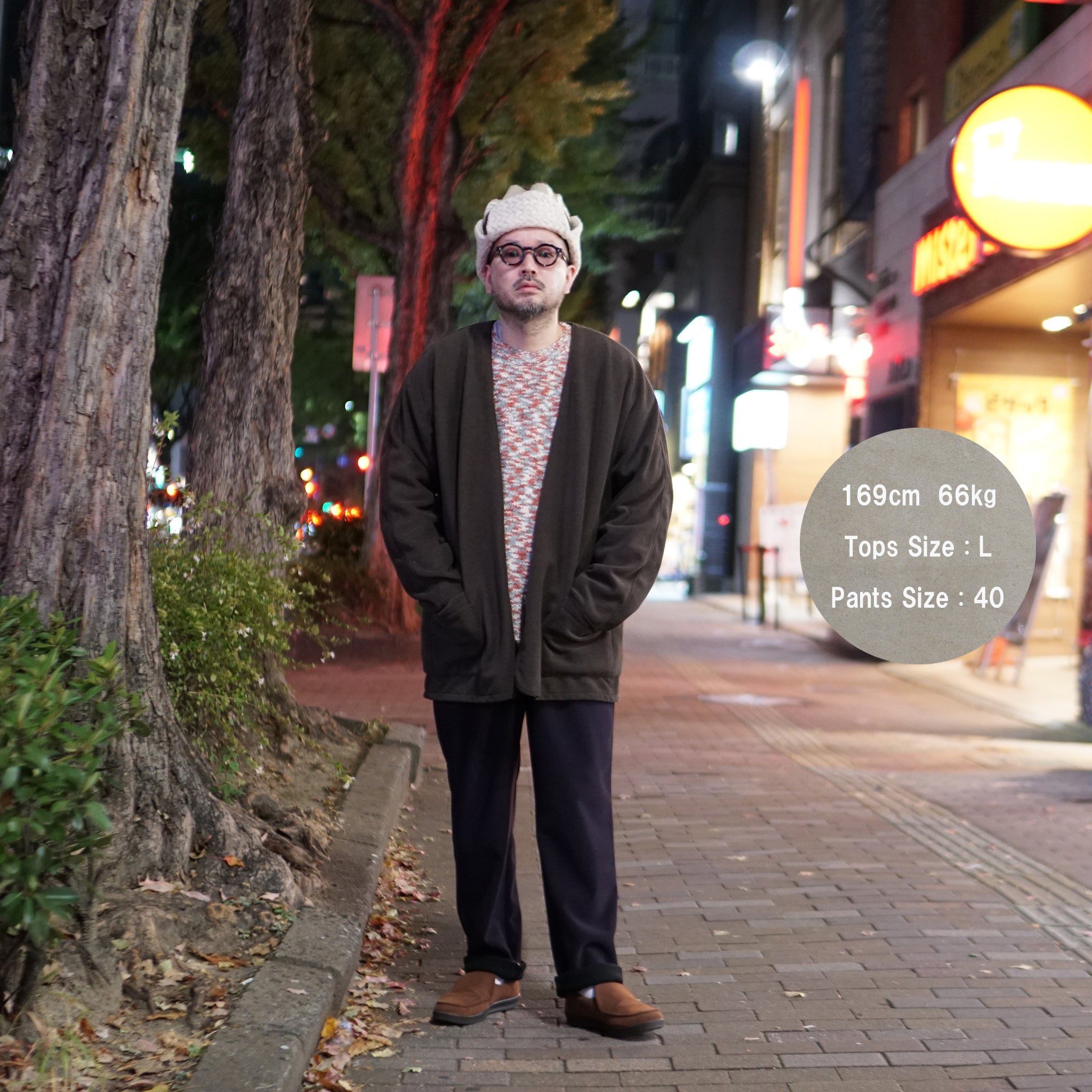 No:2023aw-SP-05 | Name:DOLMAN CARDIGAN-POLARTEC 202 SERIECS | Color:Brown【CATTA_カッタ】