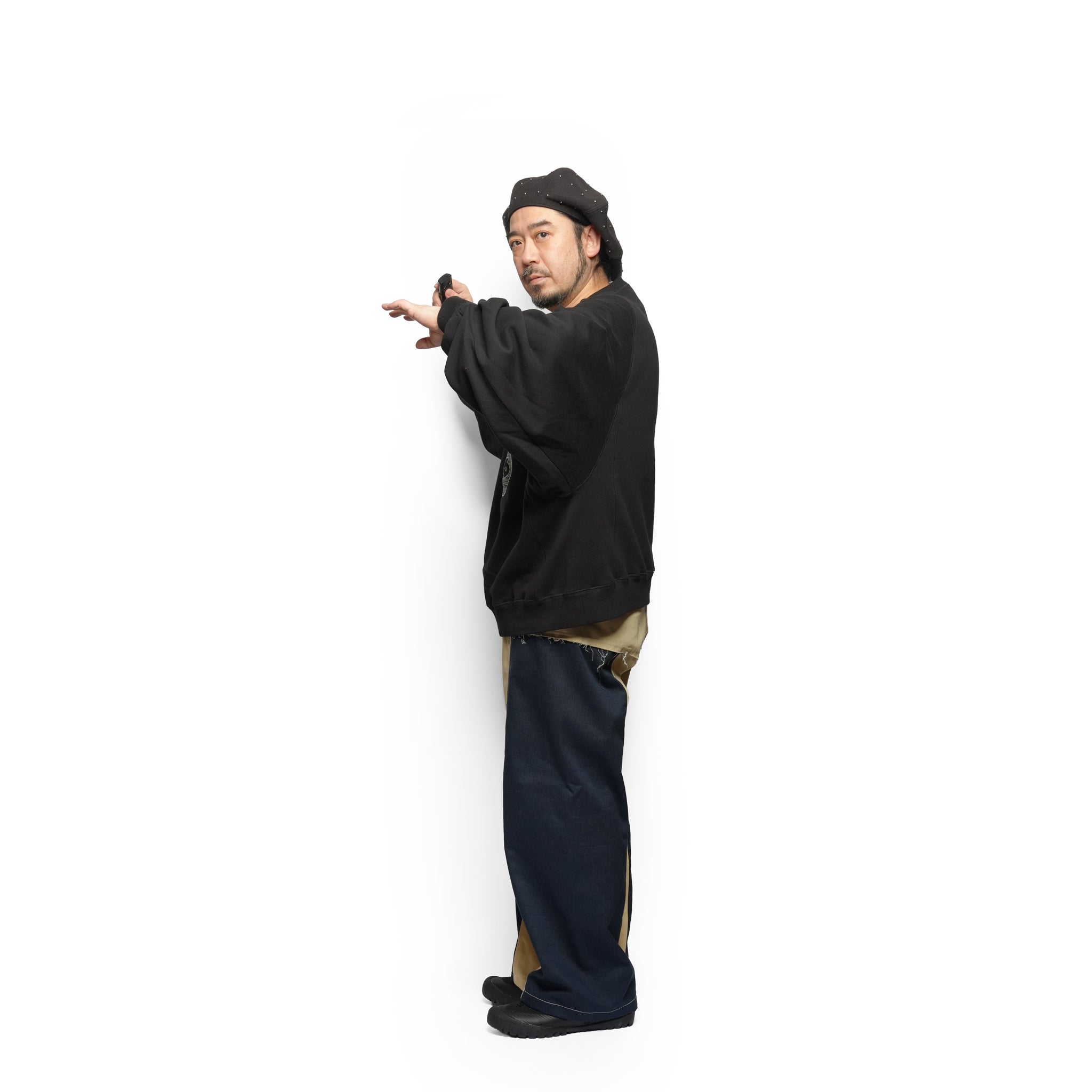 LOOSE WING-SWEAT – Blk | MASTERKEY | 入荷予定アイテム