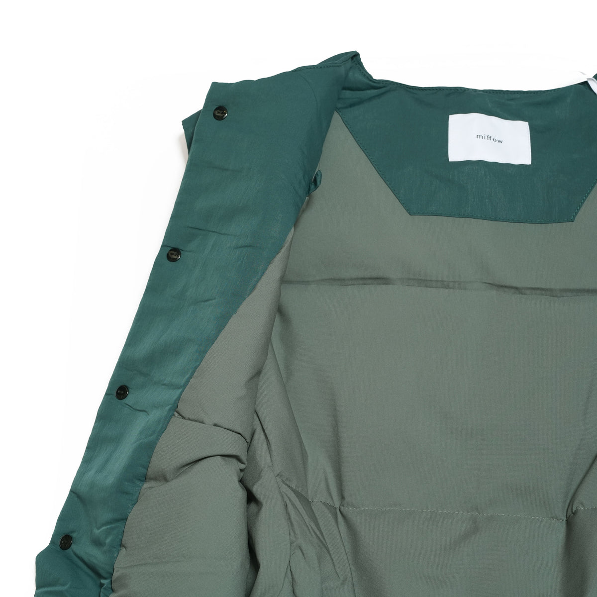 DOWN GILET – Green | MIFFEW