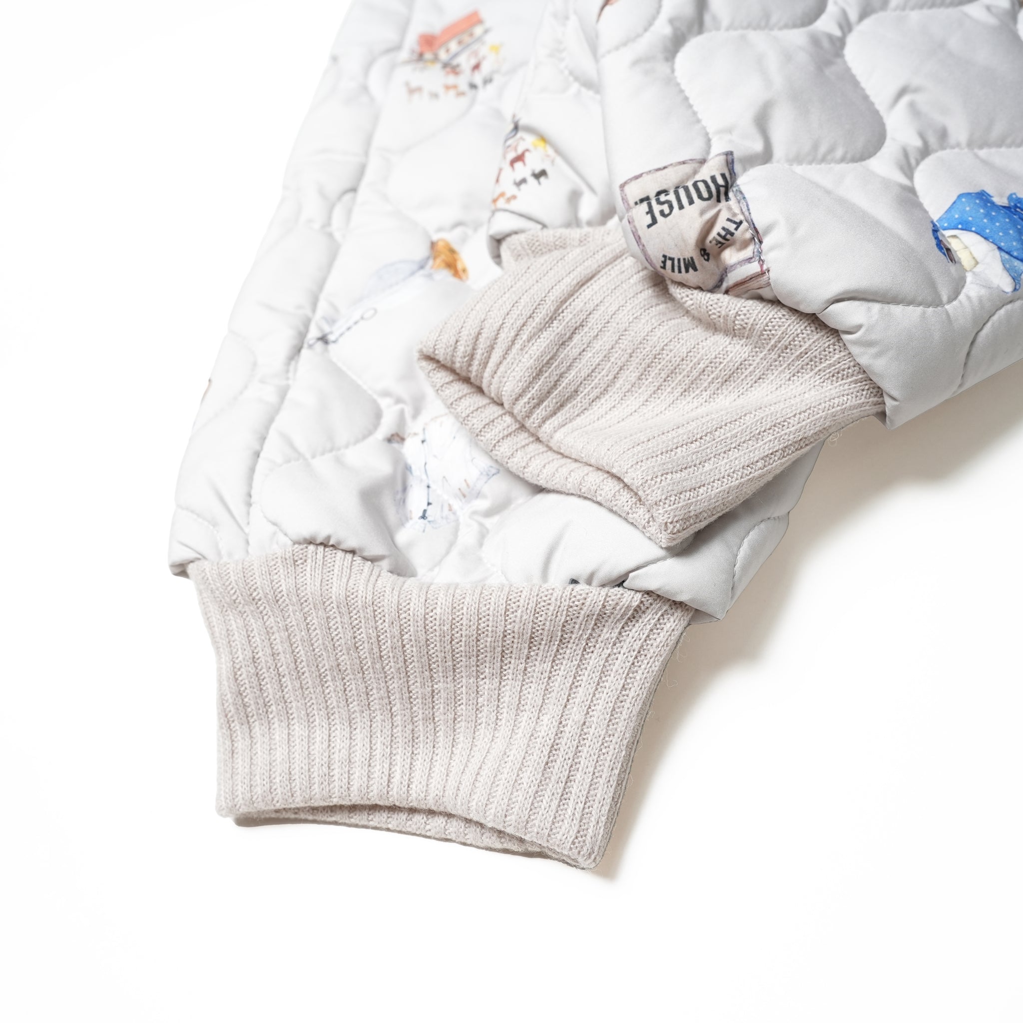 No:bsd23AW-03a | Name:Barn Antique Quilting Pants | Color:Off White【BEDSIDEDRAMA_ベッドサイドドラマ】