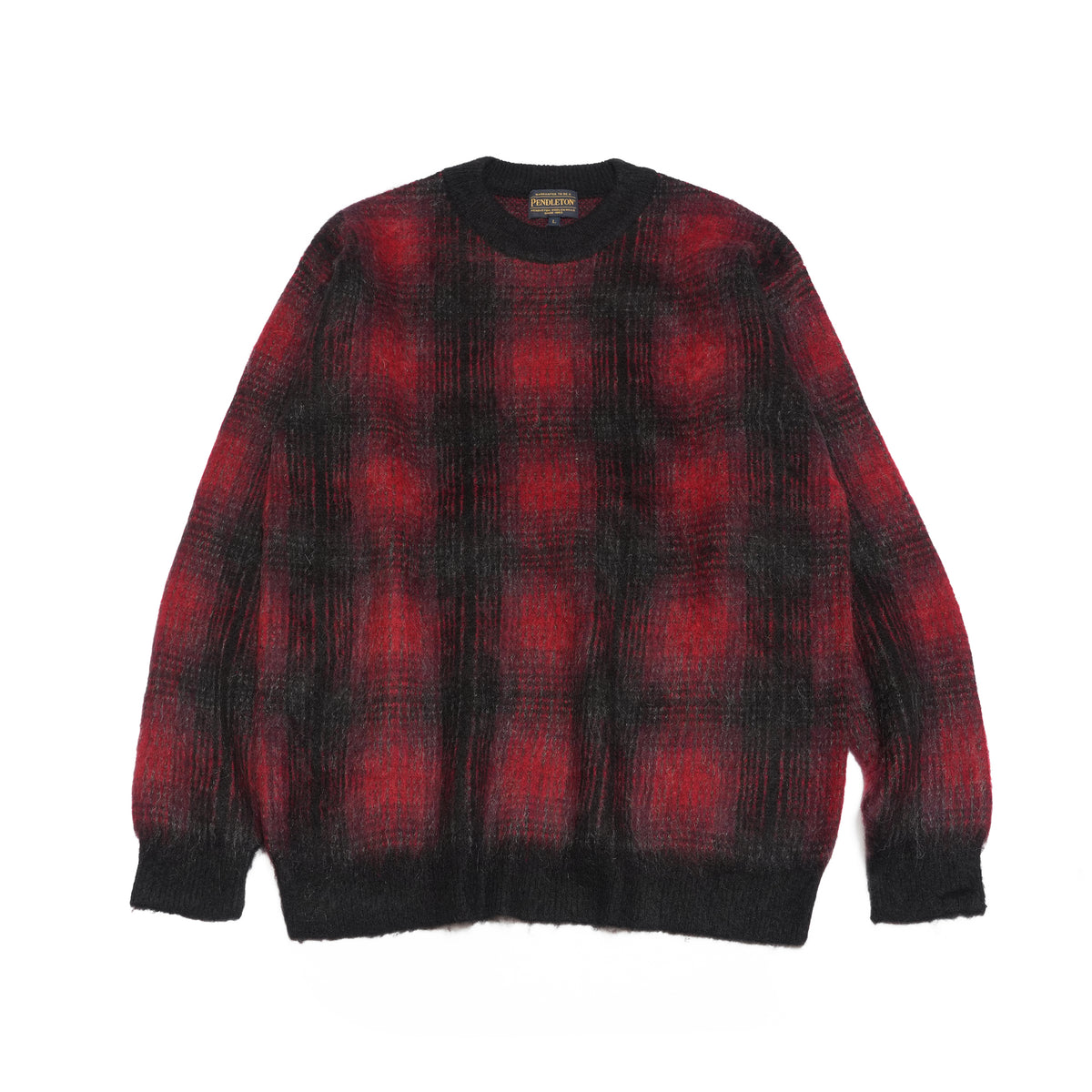 Plaid Crewneck – Red | PENDLETON