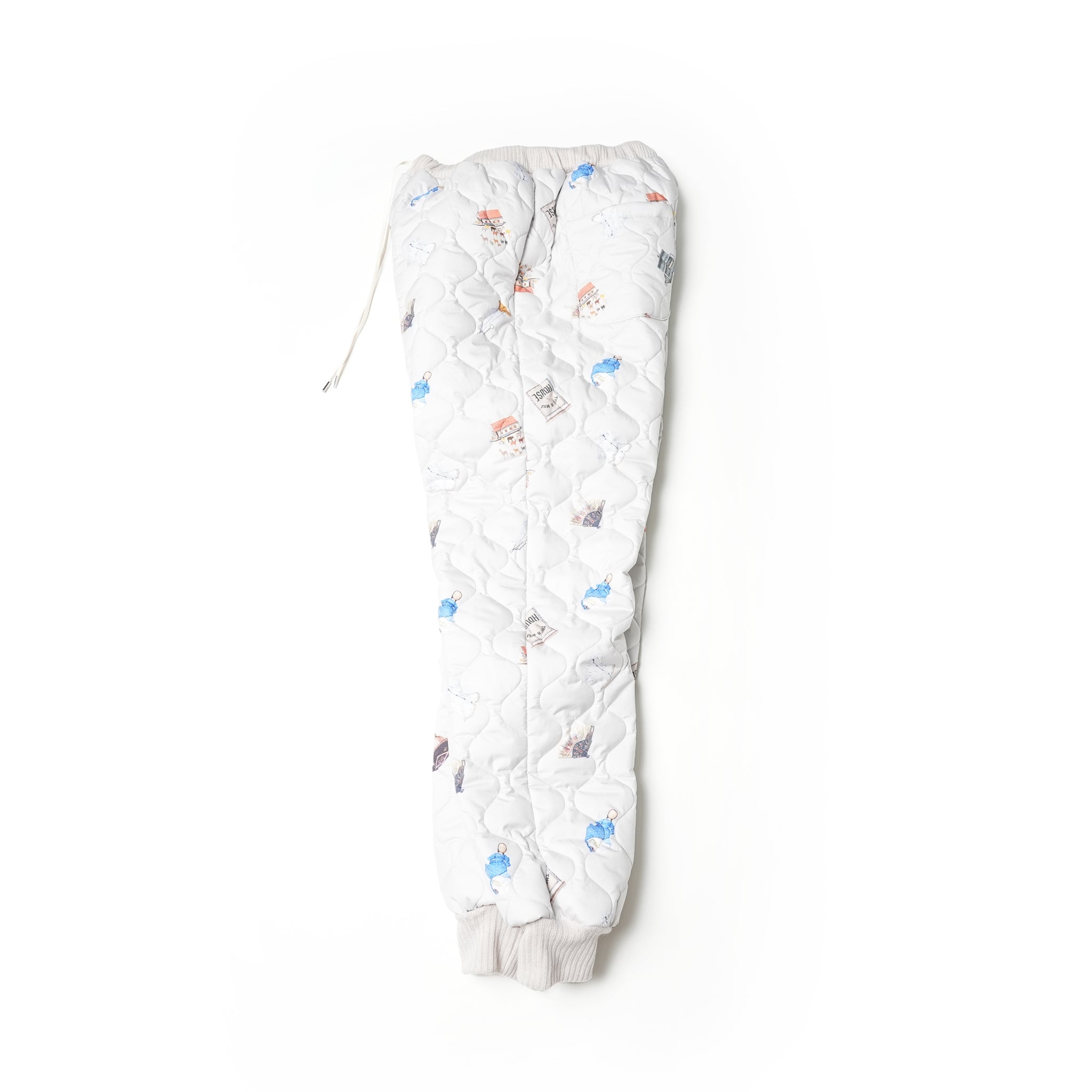No:bsd23AW-03a | Name:Barn Antique Quilting Pants | Color:Off White【BEDSIDEDRAMA_ベッドサイドドラマ】