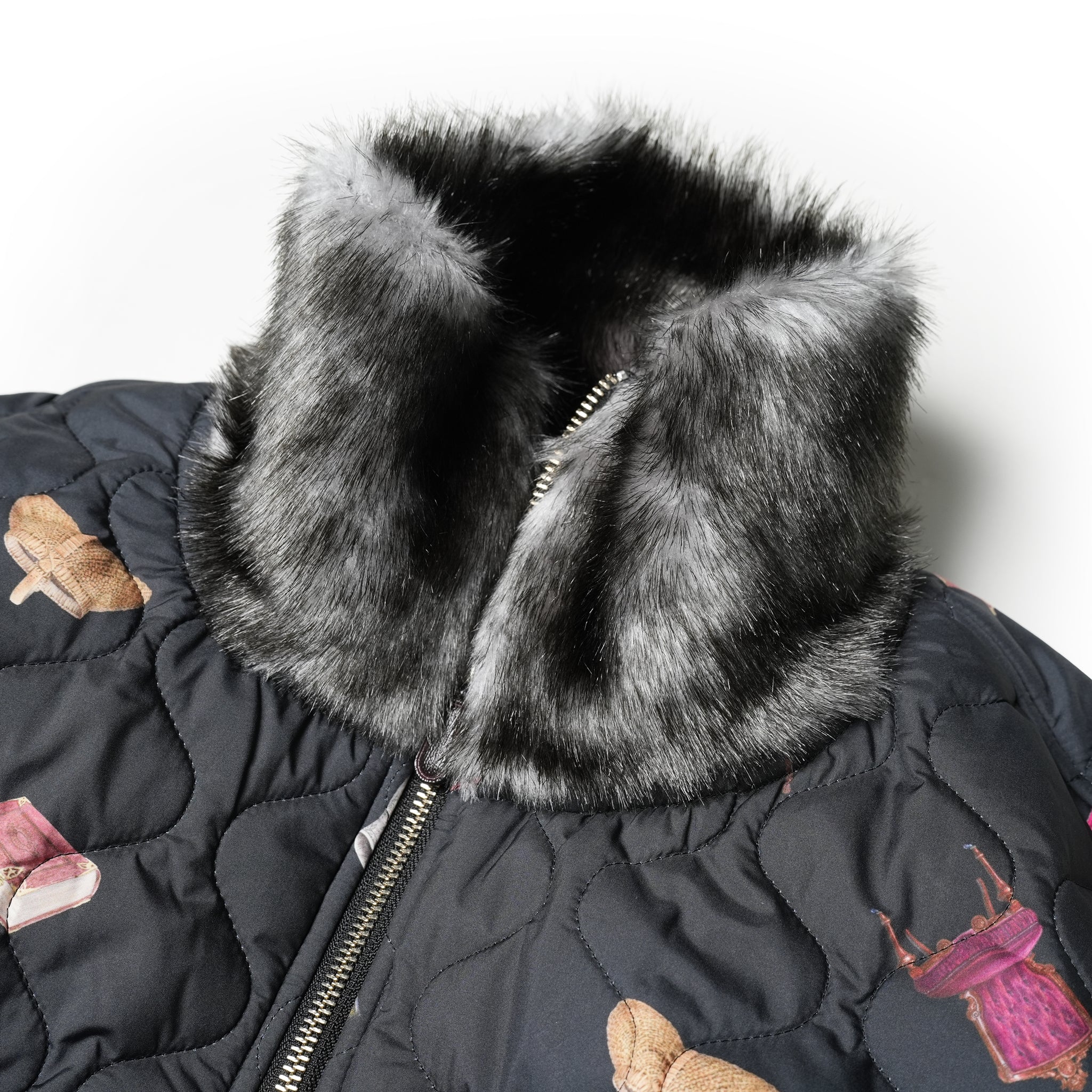 No:bsd23AW-01 | Name:Barn Antique Quilting Blouson | Color:Black【BEDSIDEDRAMA_ベッドサイドドラマ】【archive】