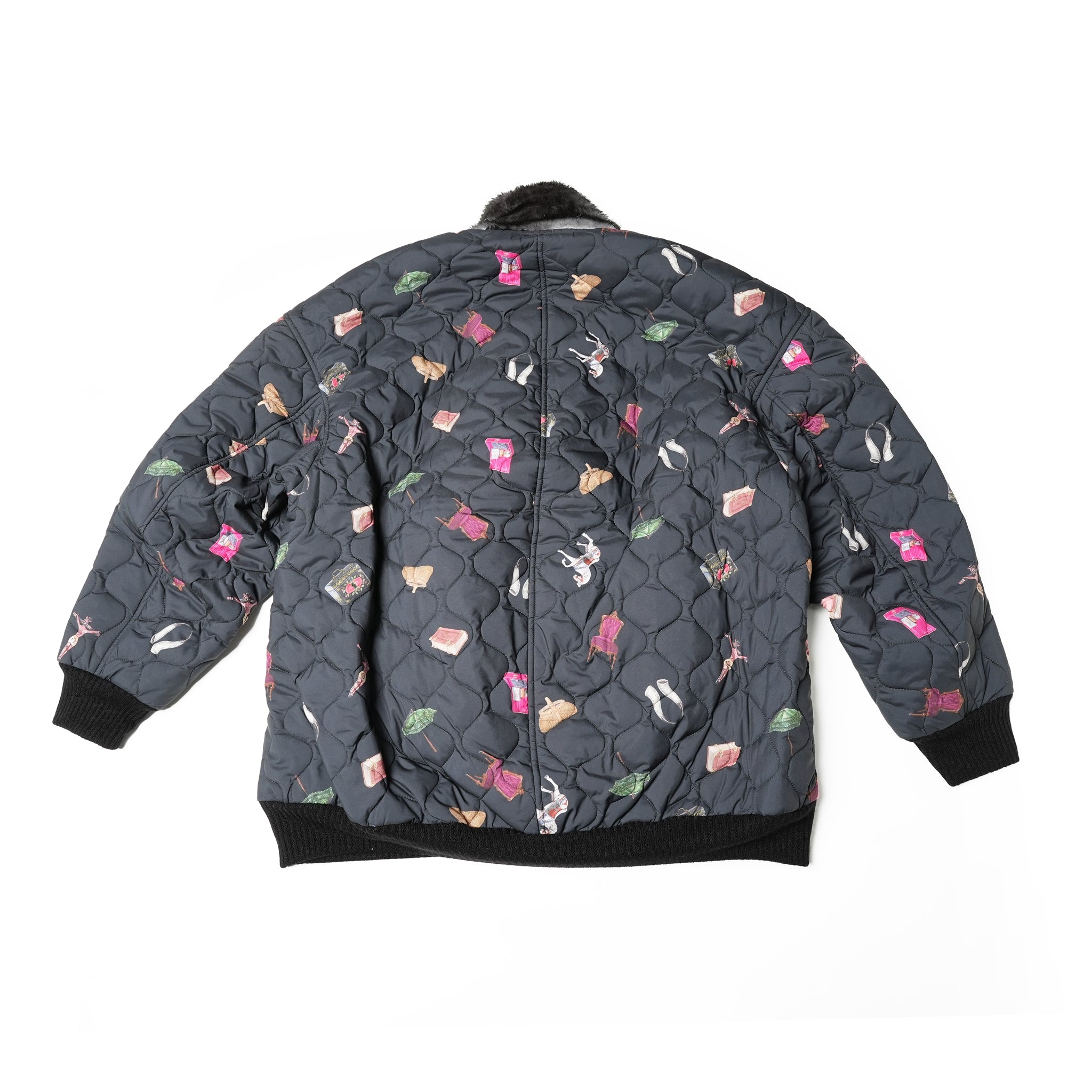 No:bsd23AW-01 | Name:Barn Antique Quilting Blouson | Color:Black【BEDSIDEDRAMA_ベッドサイドドラマ】【archive】