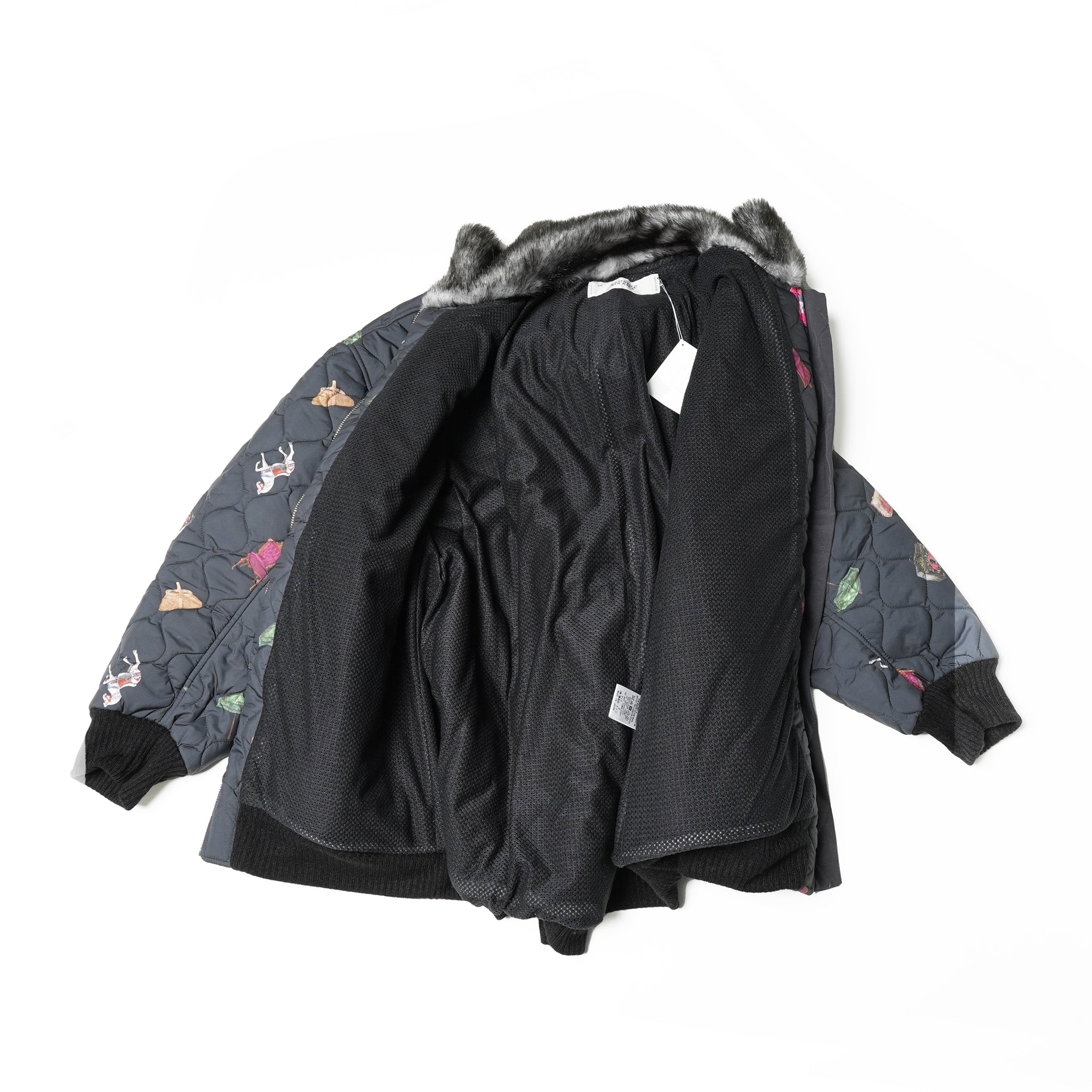 No:bsd23AW-01 | Name:Barn Antique Quilting Blouson | Color:Black【BEDSIDEDRAMA_ベッドサイドドラマ】【archive】