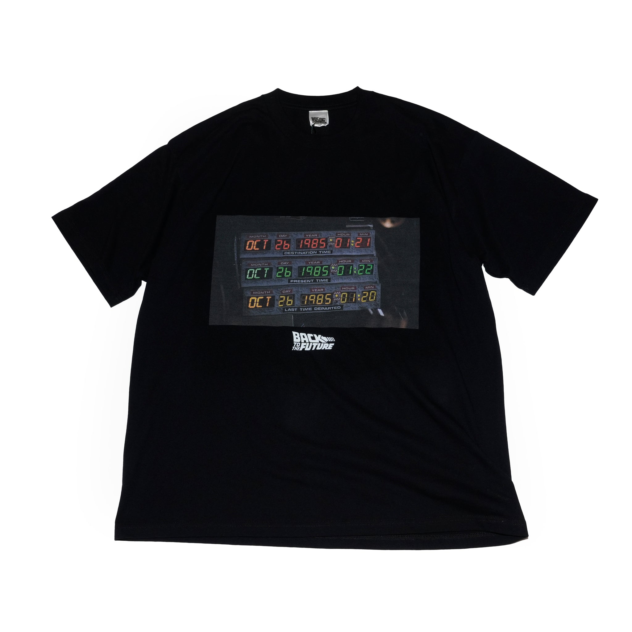バックトゥザフューチャーコラボ Tシャツ | Color_White/Black | No_opgen254001【OPULENCE_オーピュレンス】