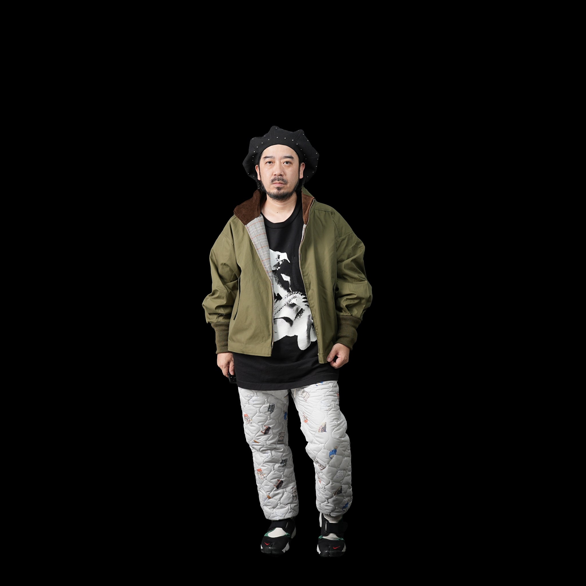 No:MIL23FJK3202 | Name:REV SWING TOP | Color:Navy/Khaki【KHA:KI_カーキ】