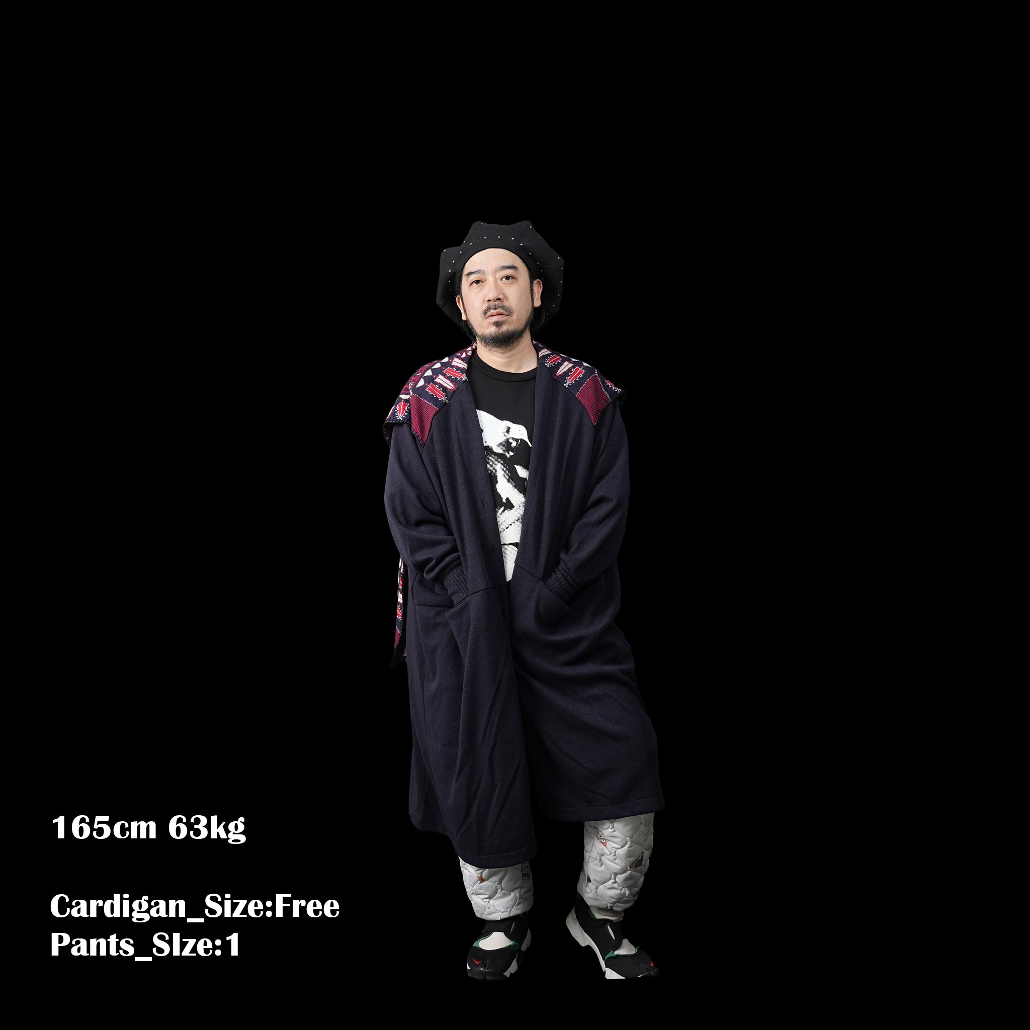 No:SF23AW-21 | Name:Scarf Gawn Cardigan | Color:Navy【STOF_ストフ】