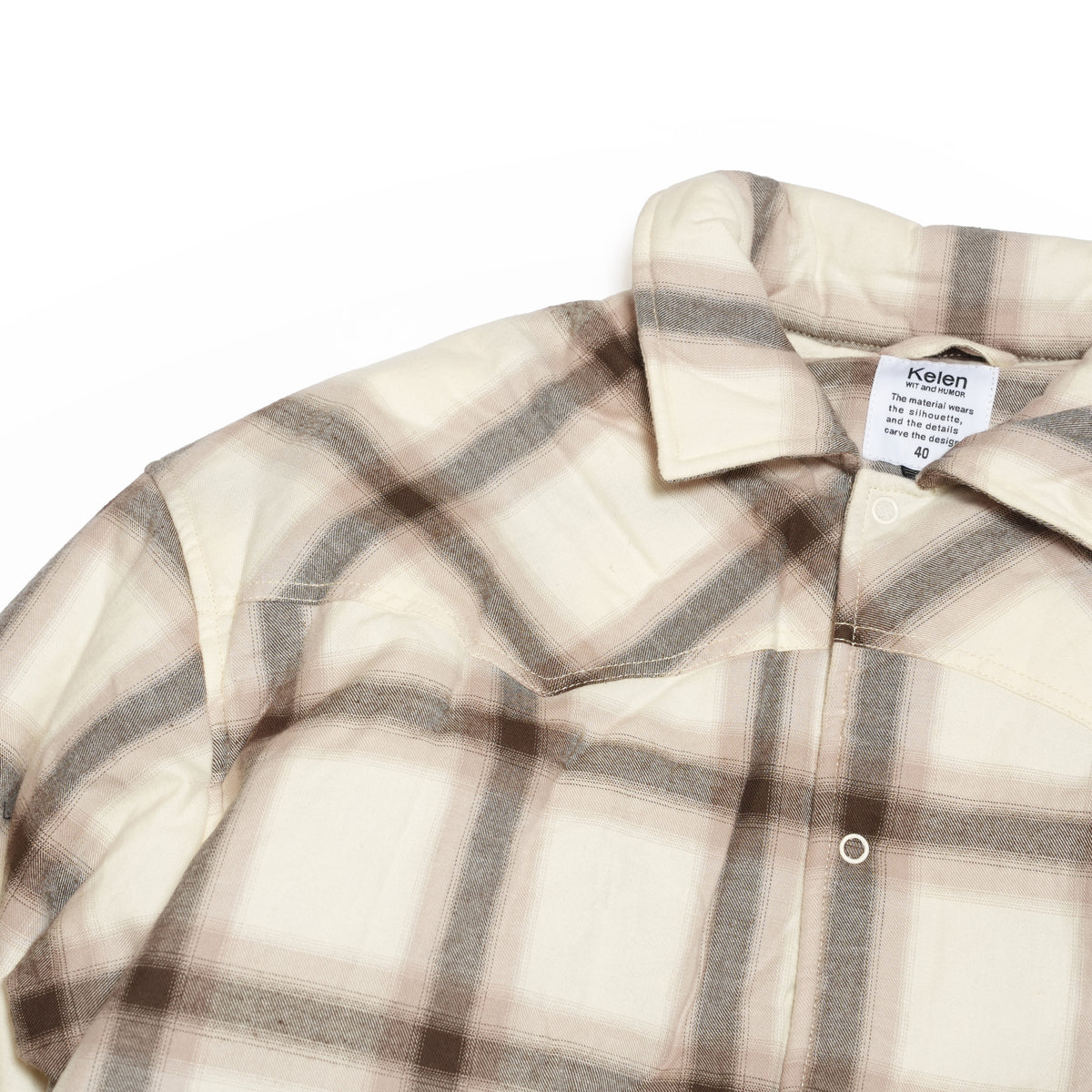 ERICA – White Check | KELEN