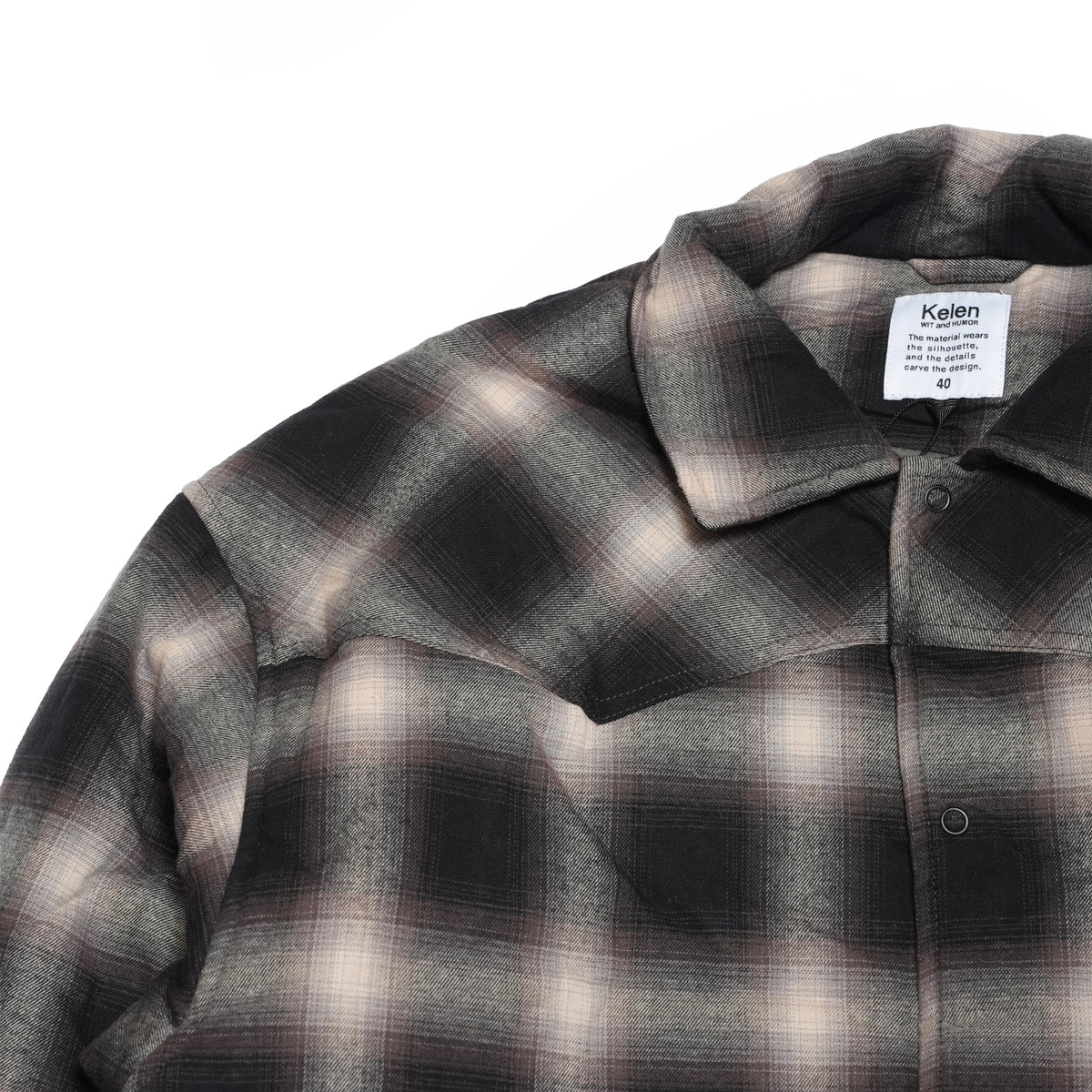 ERICA – Black Check | KELEN