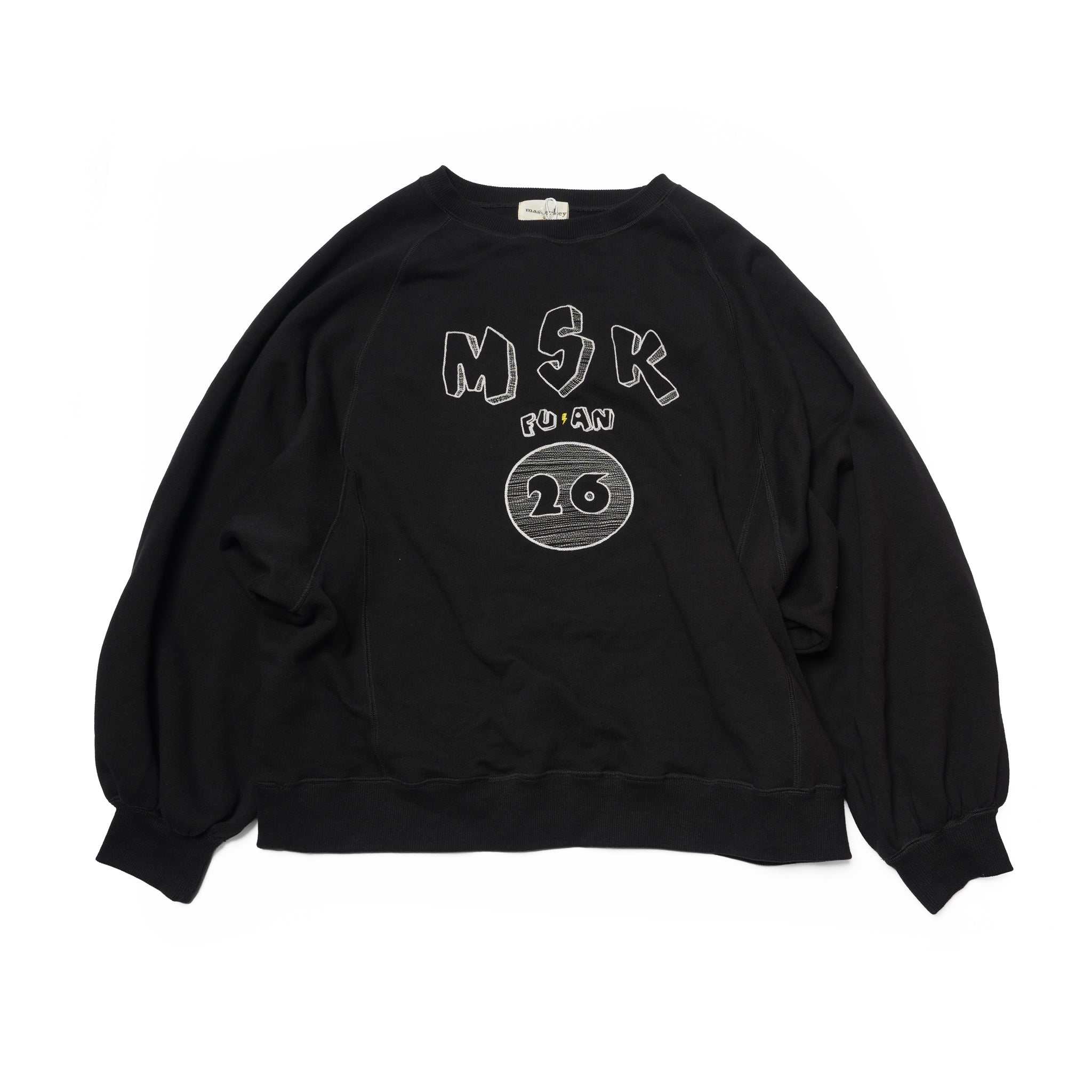 LOOSE WING-SWEAT – Blk | MASTERKEY | 入荷予定アイテム
