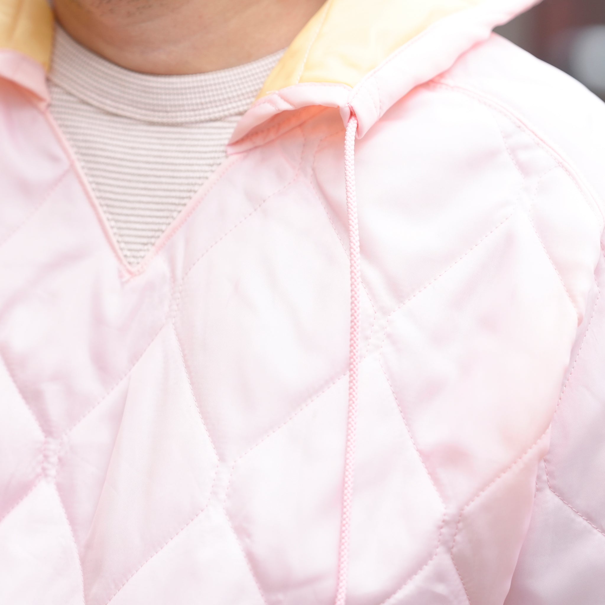 Retrofit hoodie Quilted Padding / McClure (Pink) | CZ-ImSt-344【IMPRESTORE_インプレストア】