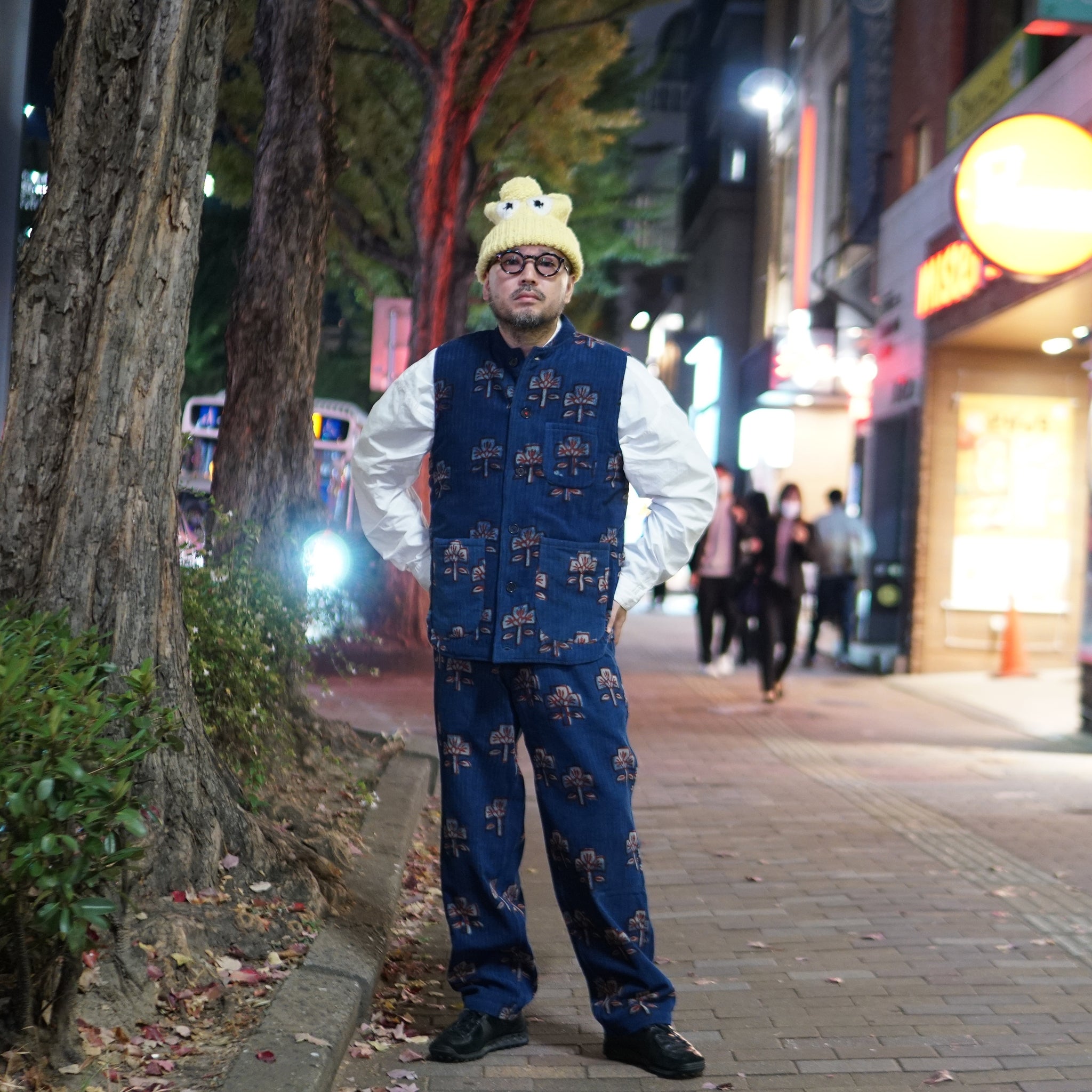 karudo2023aw06 | LEO_QUILTED VEST | Color:Bp101 Indigo【KARDO_カルド】