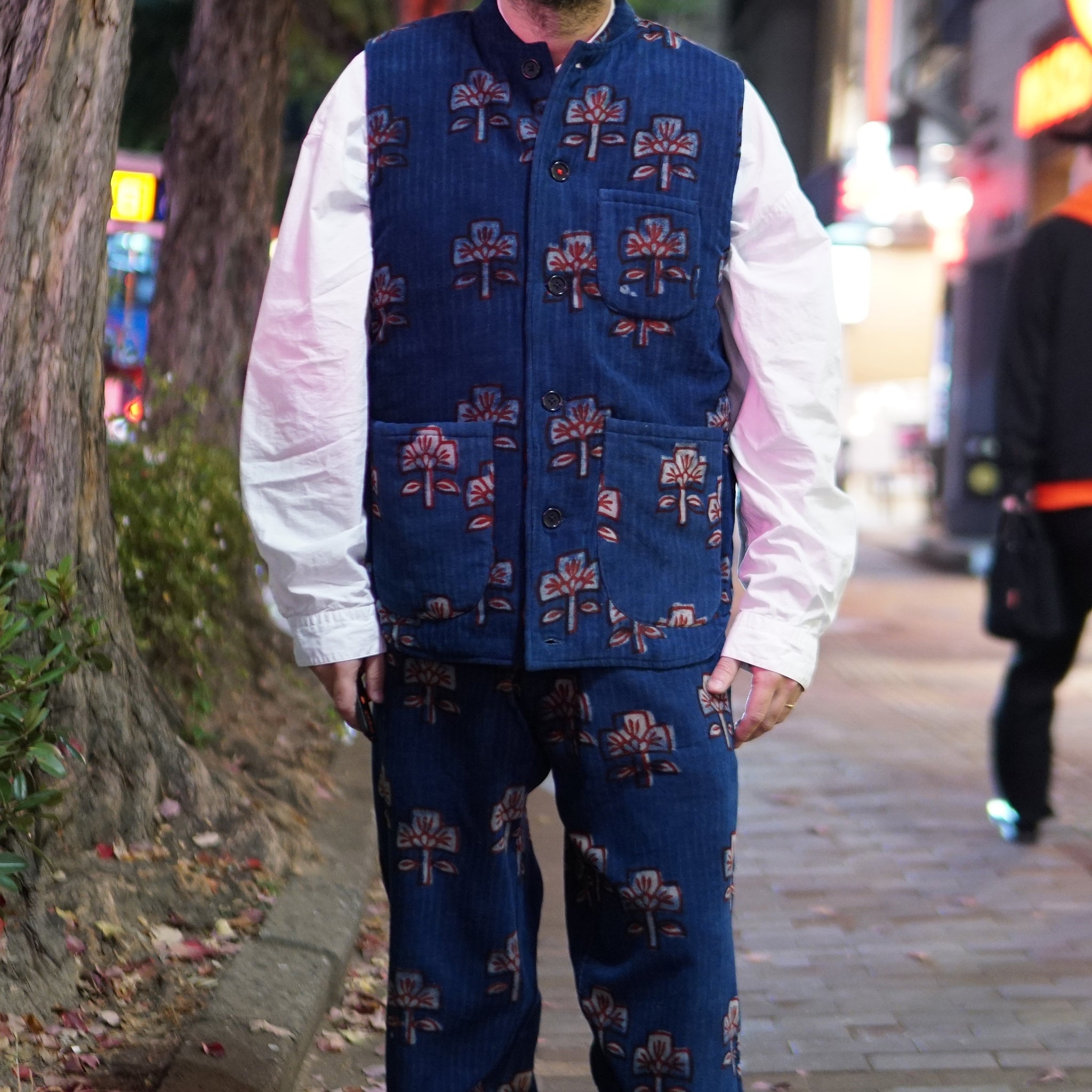karudo2023aw06 | LEO_QUILTED VEST | Color:Bp101 Indigo【KARDO_カルド】