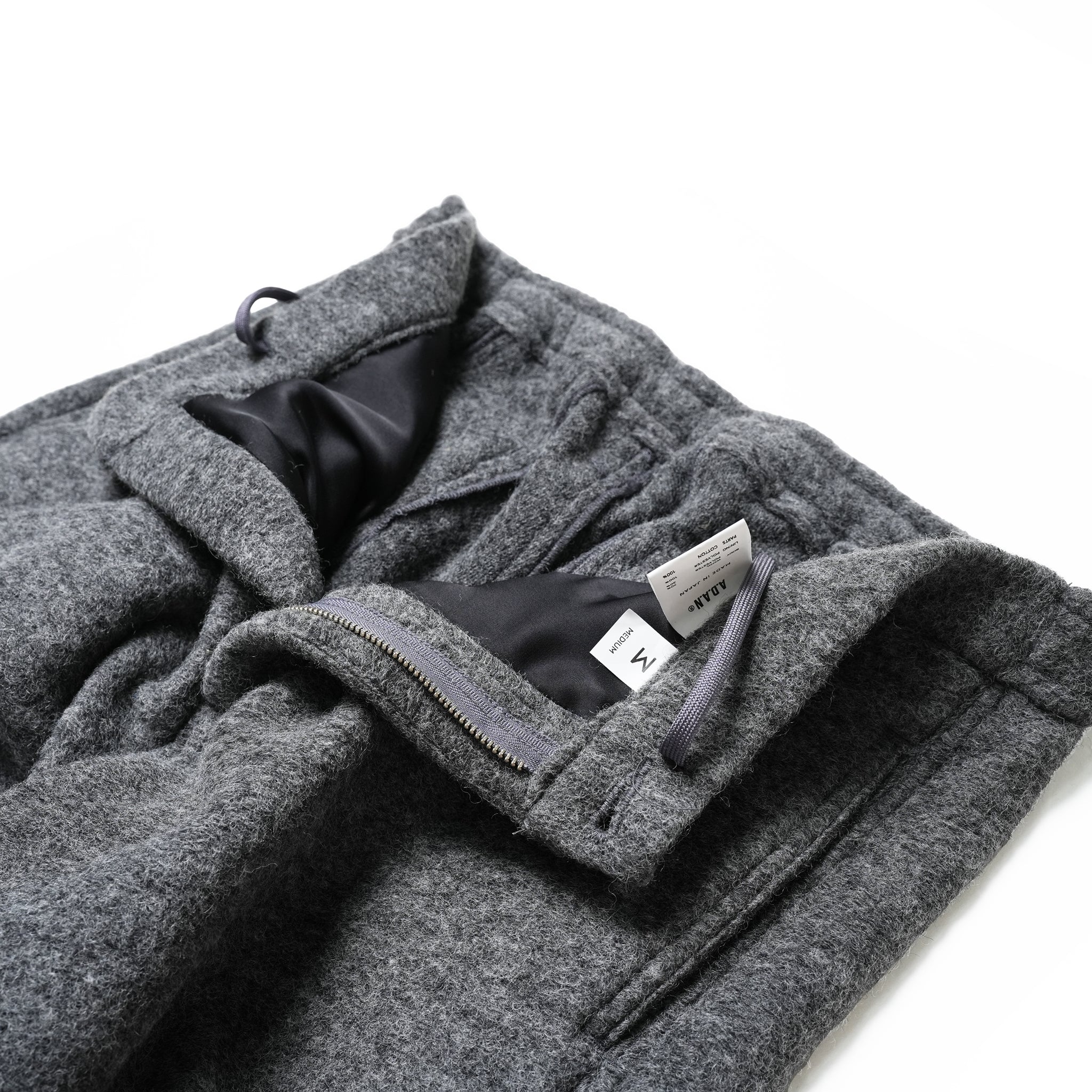 AD00230 | wool bondage pants | Color:Melange Gray【ADAN_アダン】