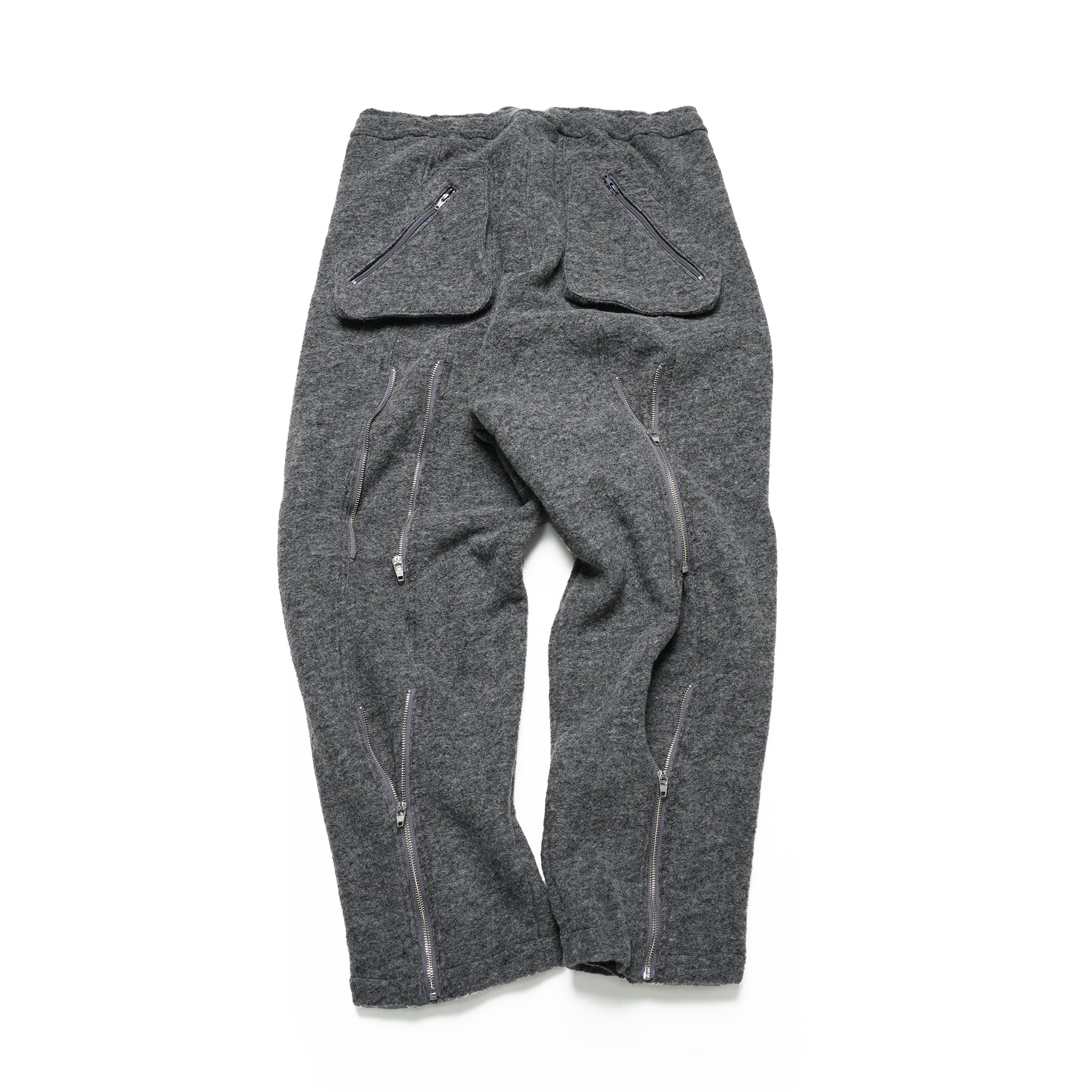 AD00230 | wool bondage pants | Color:Melange Gray【ADAN_アダン】