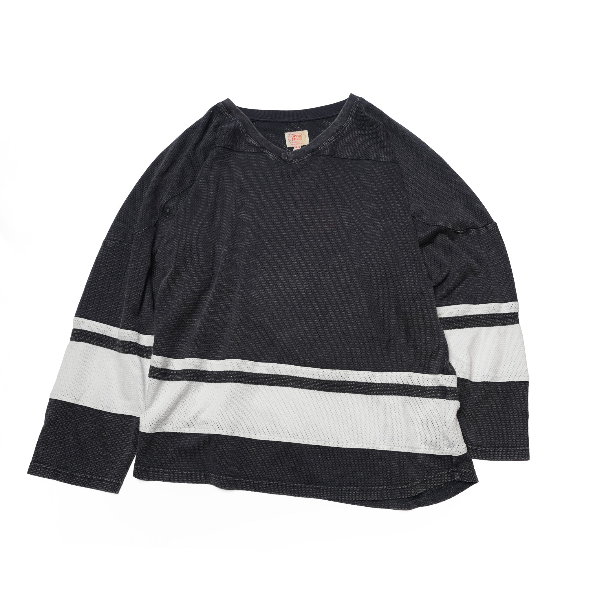 Duke-mesh t-cloth V.D_Hockey V-neck – Faded Navy | IMPRESTORE