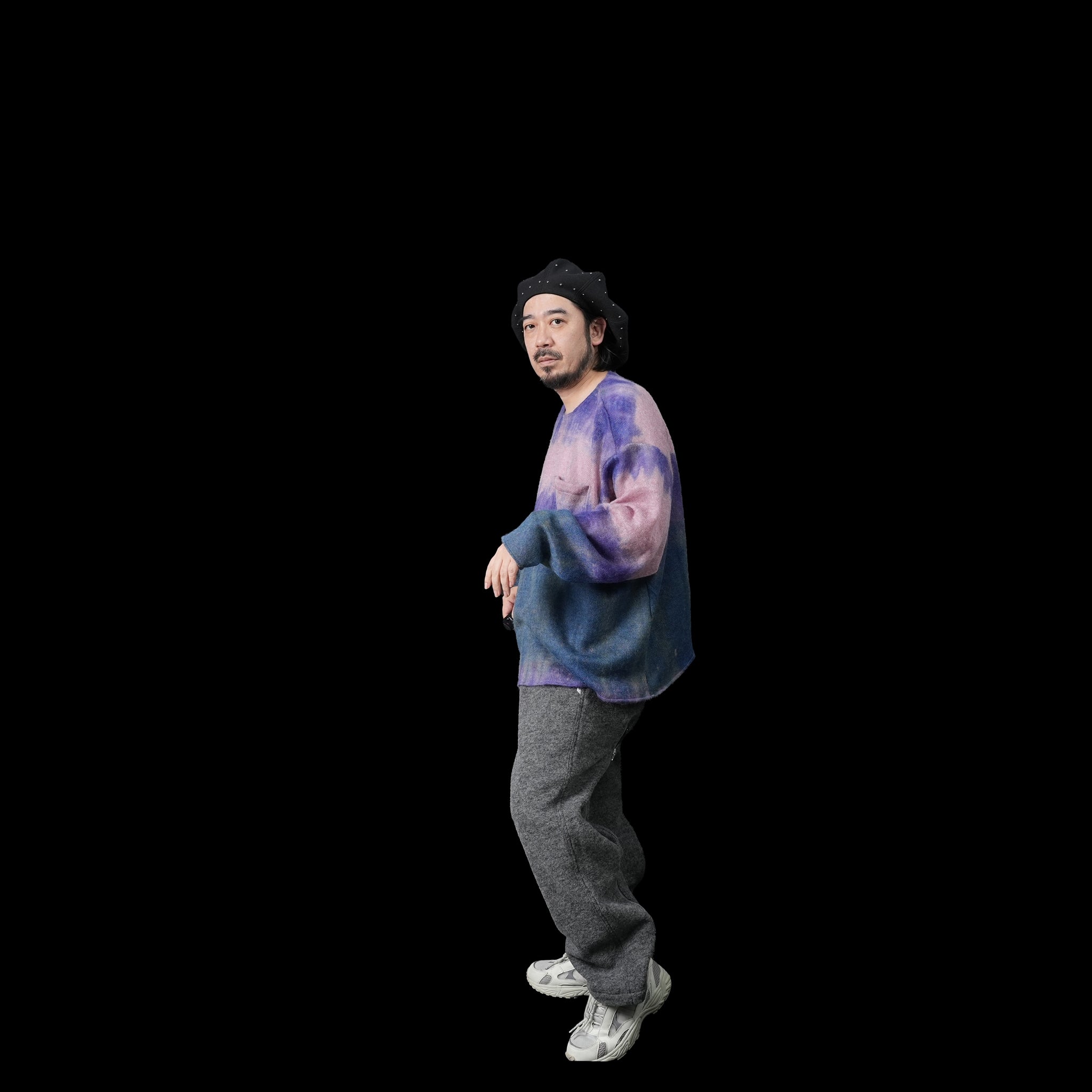 AD00230 | wool bondage pants | Color:Melange Gray【ADAN_アダン】