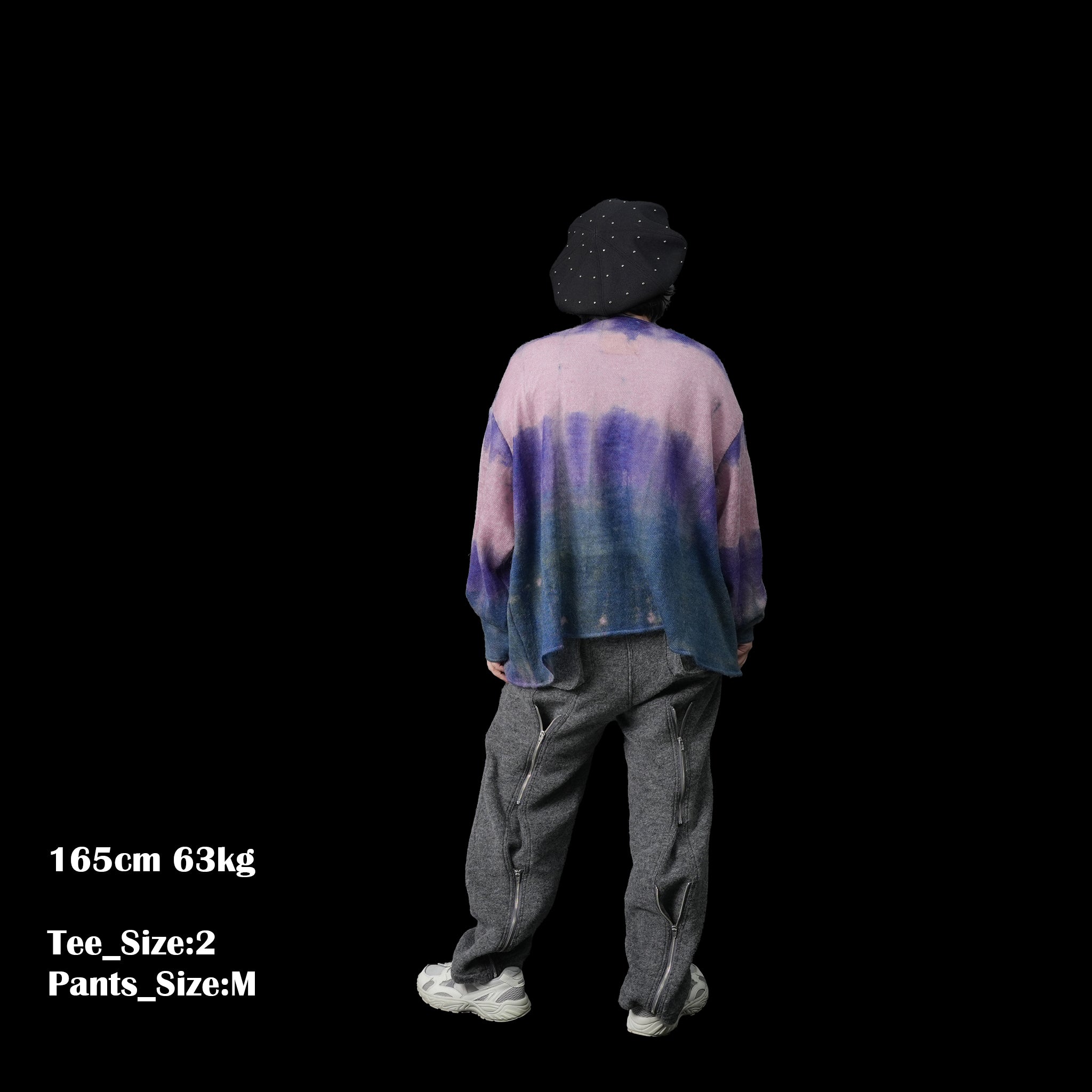 AD00230 | wool bondage pants | Color:Melange Gray【ADAN_アダン】