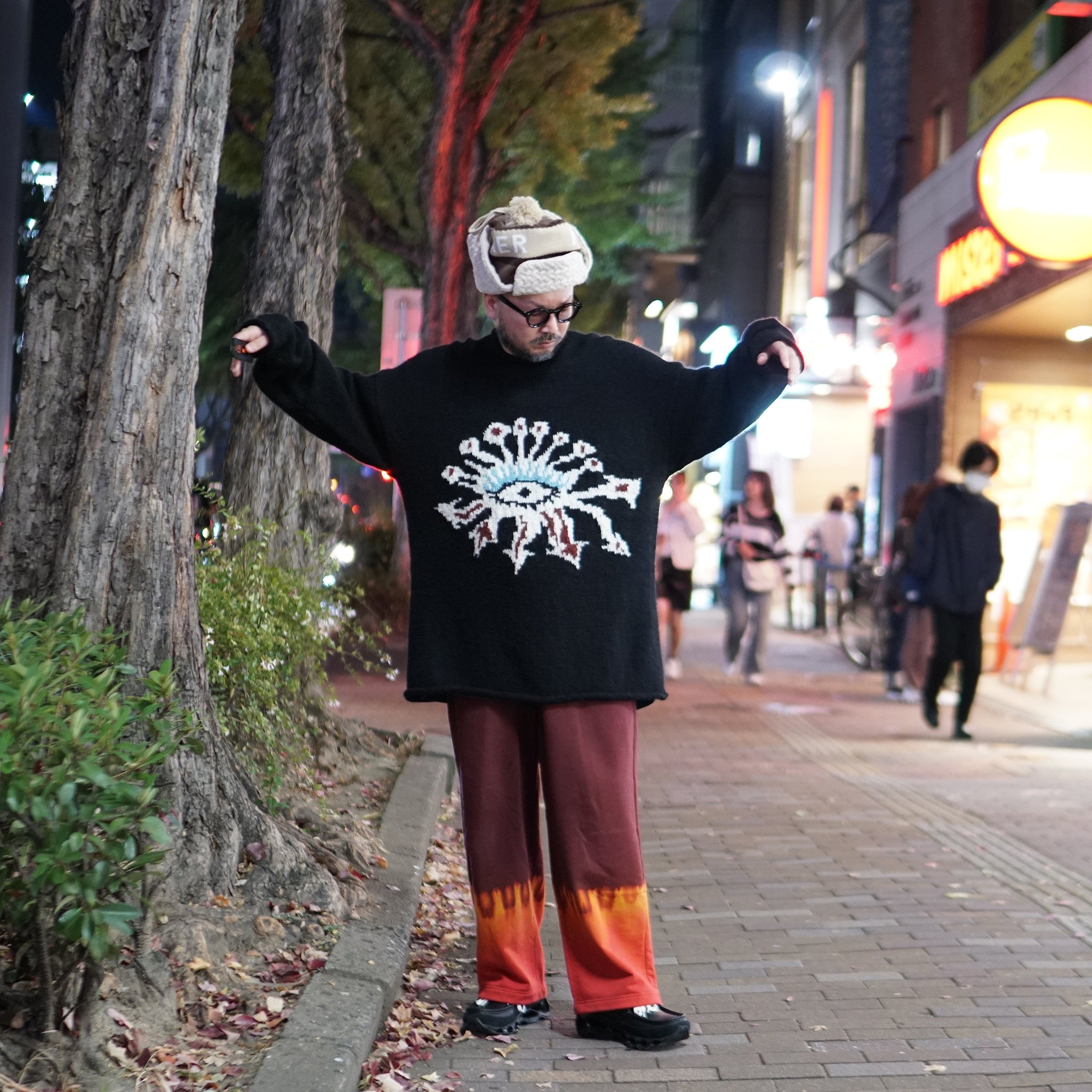 No:MK01-01 | Name:EYE Pullover | Color:Black【MONITALY_モニタリー】