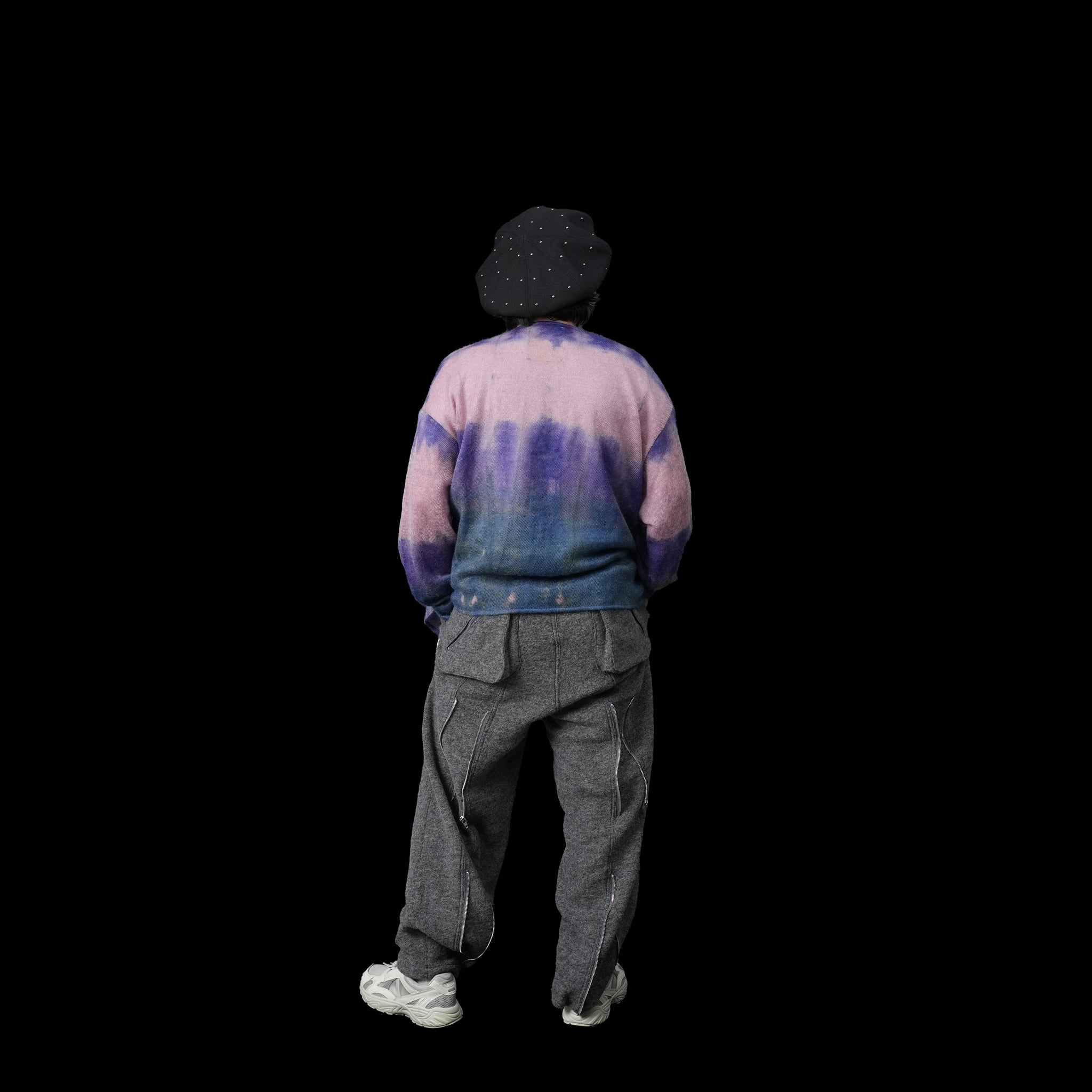 AD00230 | wool bondage pants | Color:Melange Gray【ADAN_アダン】
