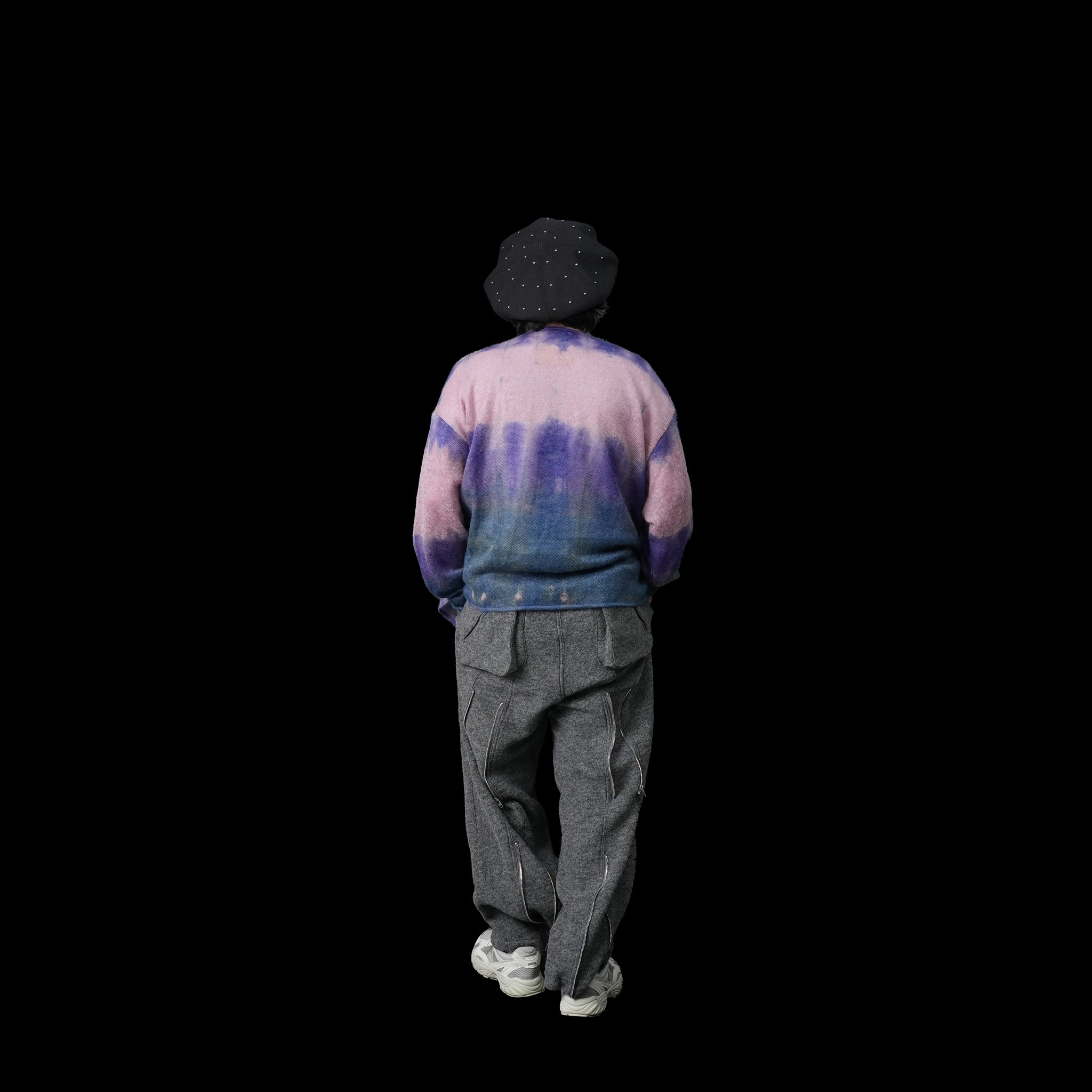 AD00230 | wool bondage pants | Color:Melange Gray【ADAN_アダン】