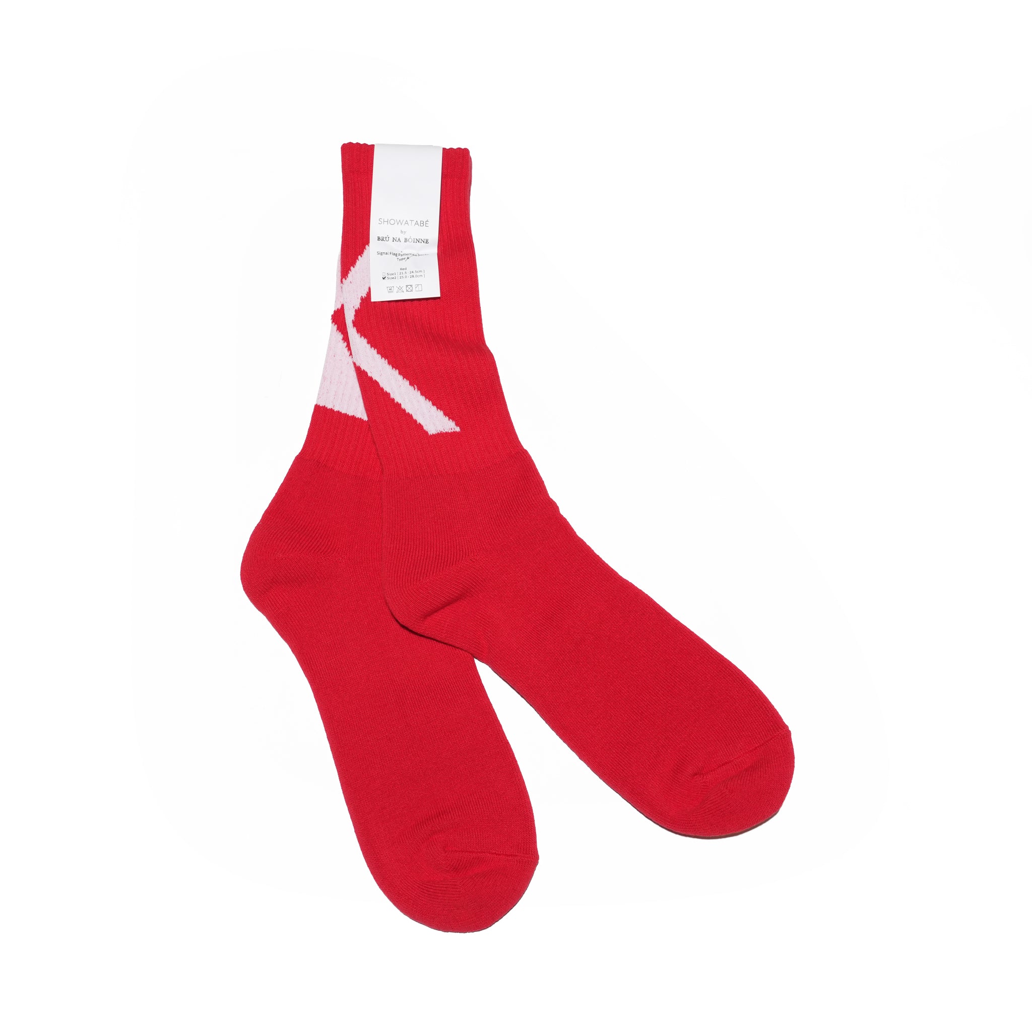Signal Flag Patterned Socks | SHOWATABÉ by BRÚ NA BÓINNE【ネコポス選択可能】