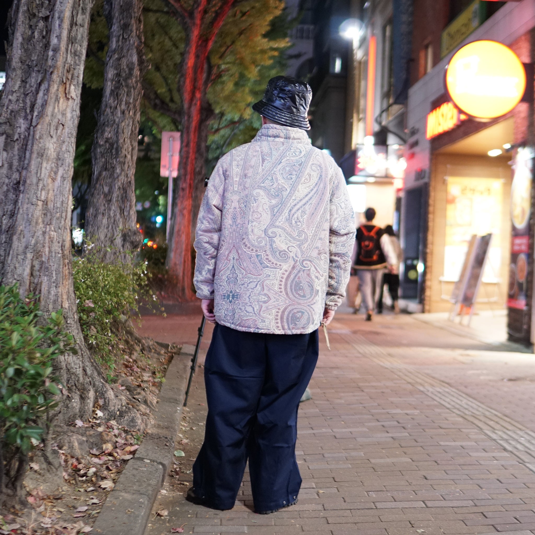 M32503-16 | Insulated Mock Neck Pullover | Color:Betro Paisley Pink【MONITALY_モニタリー】