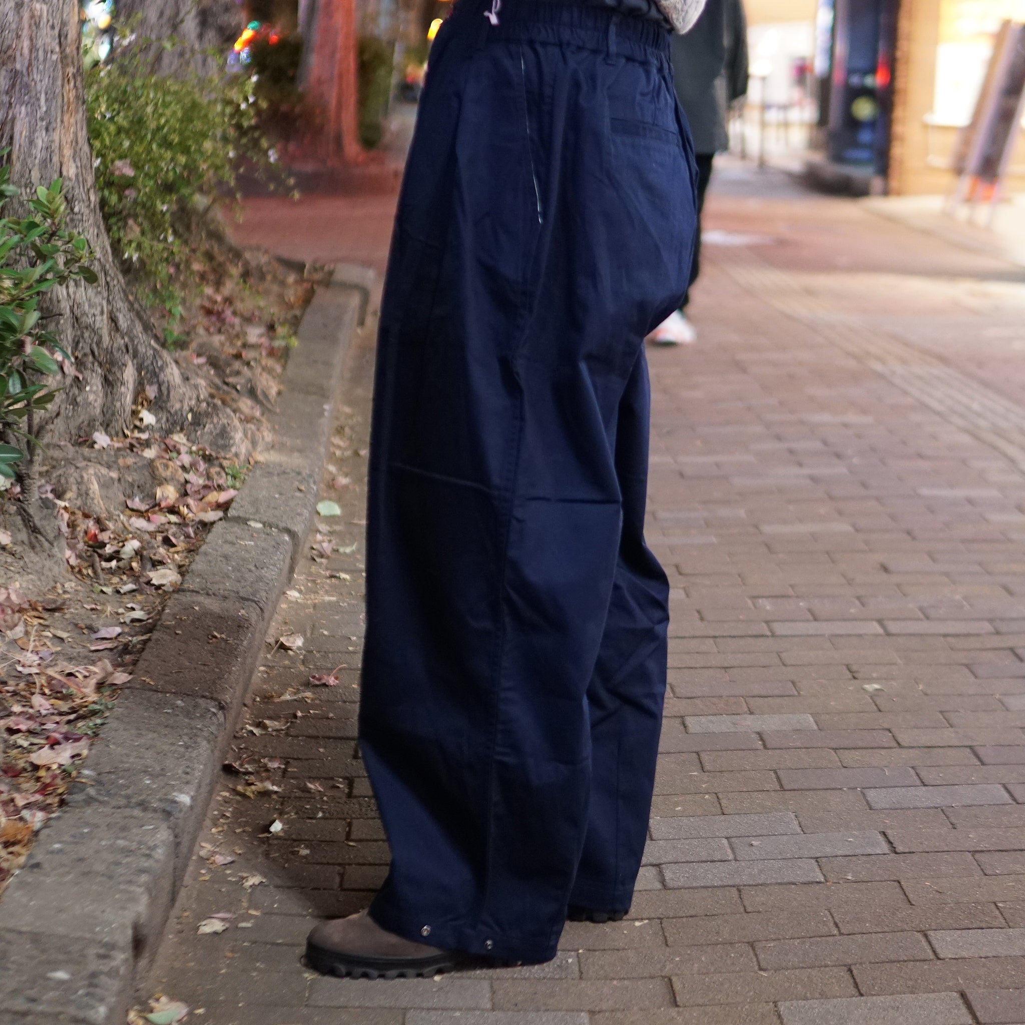 No:#590 | Name:FW23-BIG UNISEX BALLOON PANTS | Color:Navy| Size:Free【WORKWARE】