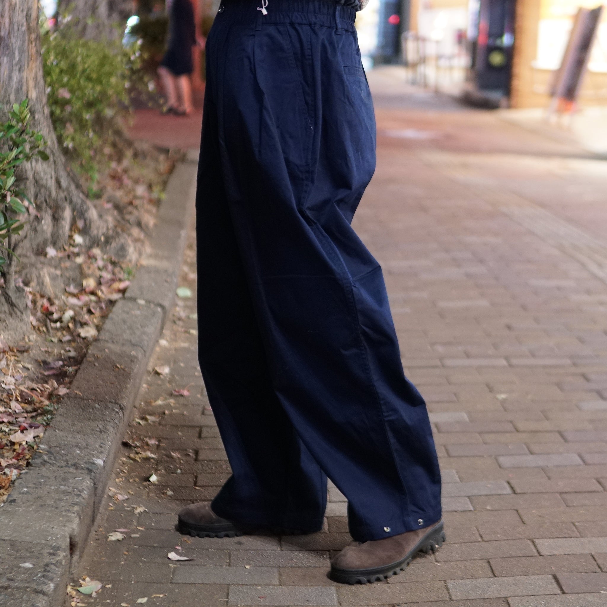 No:#590 | Name:FW23-BIG UNISEX BALLOON PANTS | Color:Navy| Size:Free【WORKWARE】