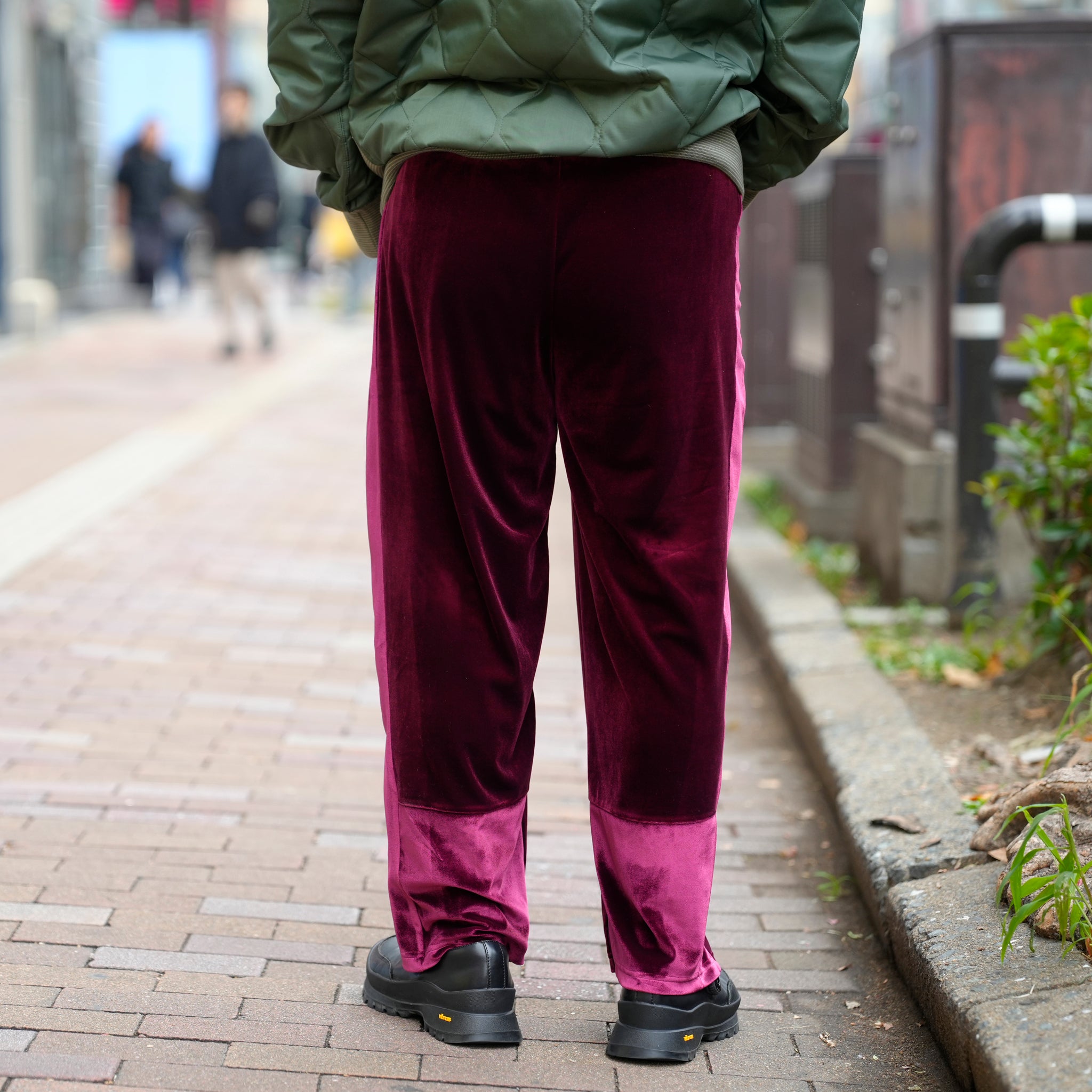 Velor Pants | Color_Wine Purple | No_L-PA-004_wine【Looper_ルーパー】