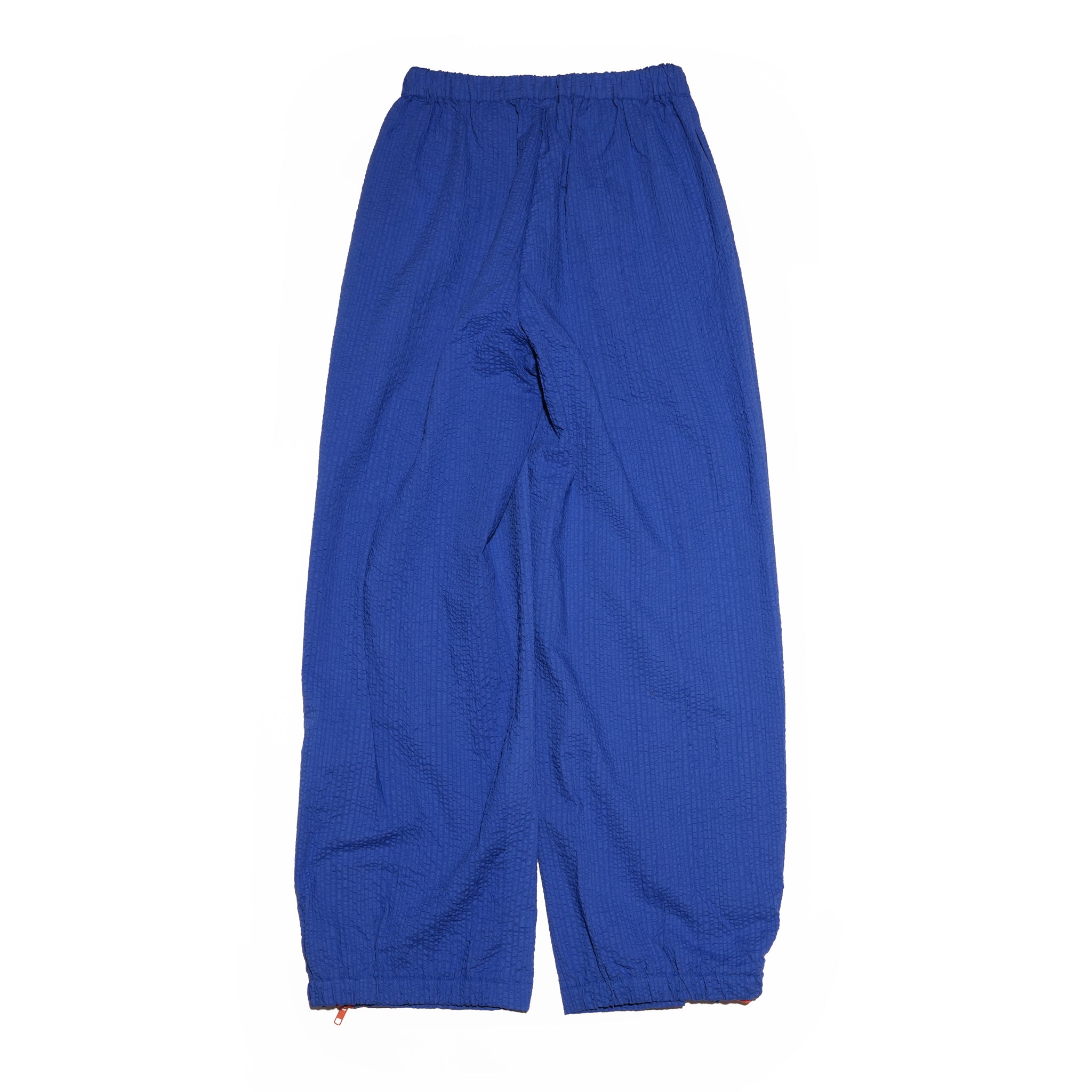 ZIP HEM SEERSUCKER PANTS – Blue | HCAE